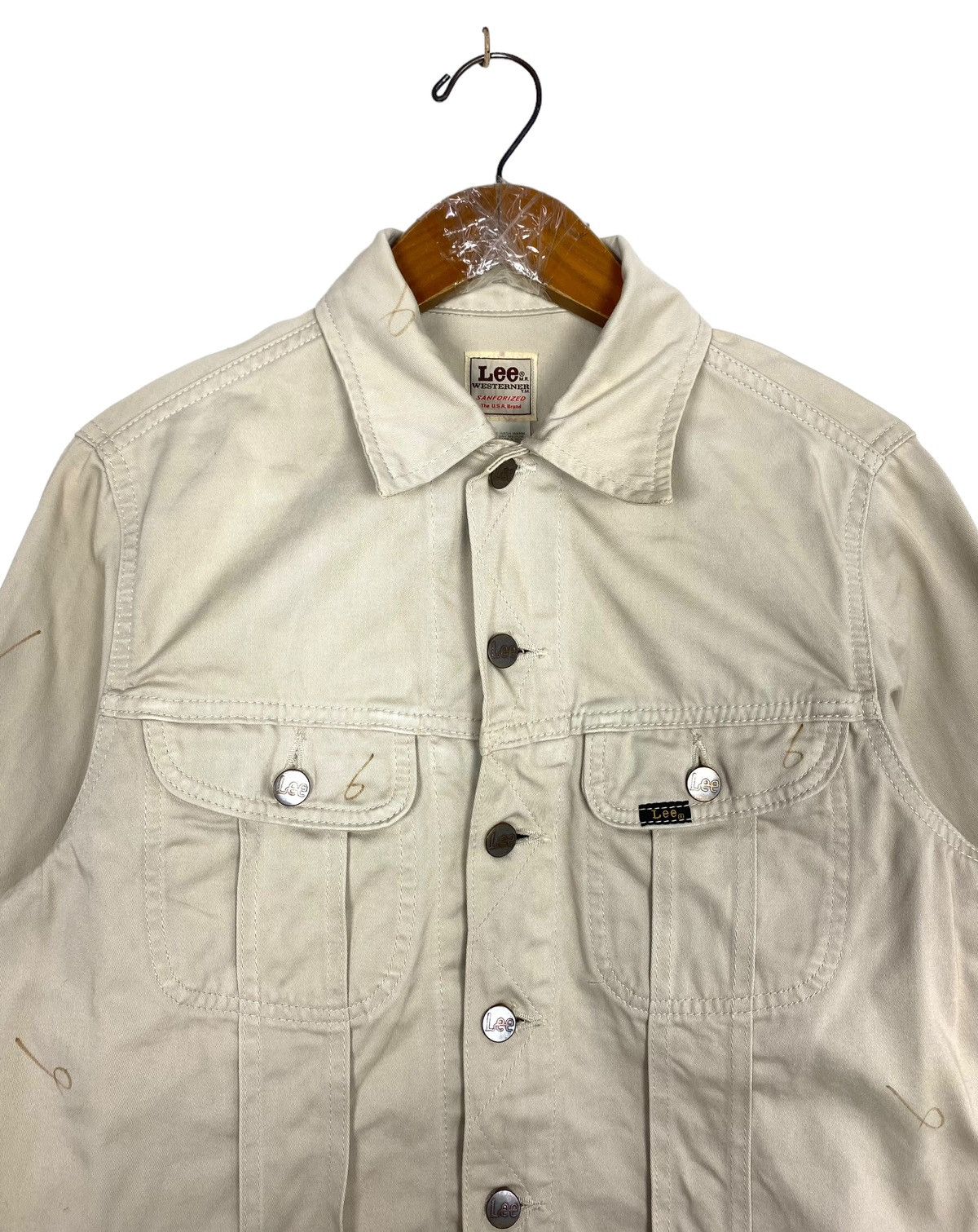 Lee Rare‼️ Vintage Lee Western Sanforized Trucker Jacket Japan Size US XS / EU 42 / 0 - 4 Thumbnail