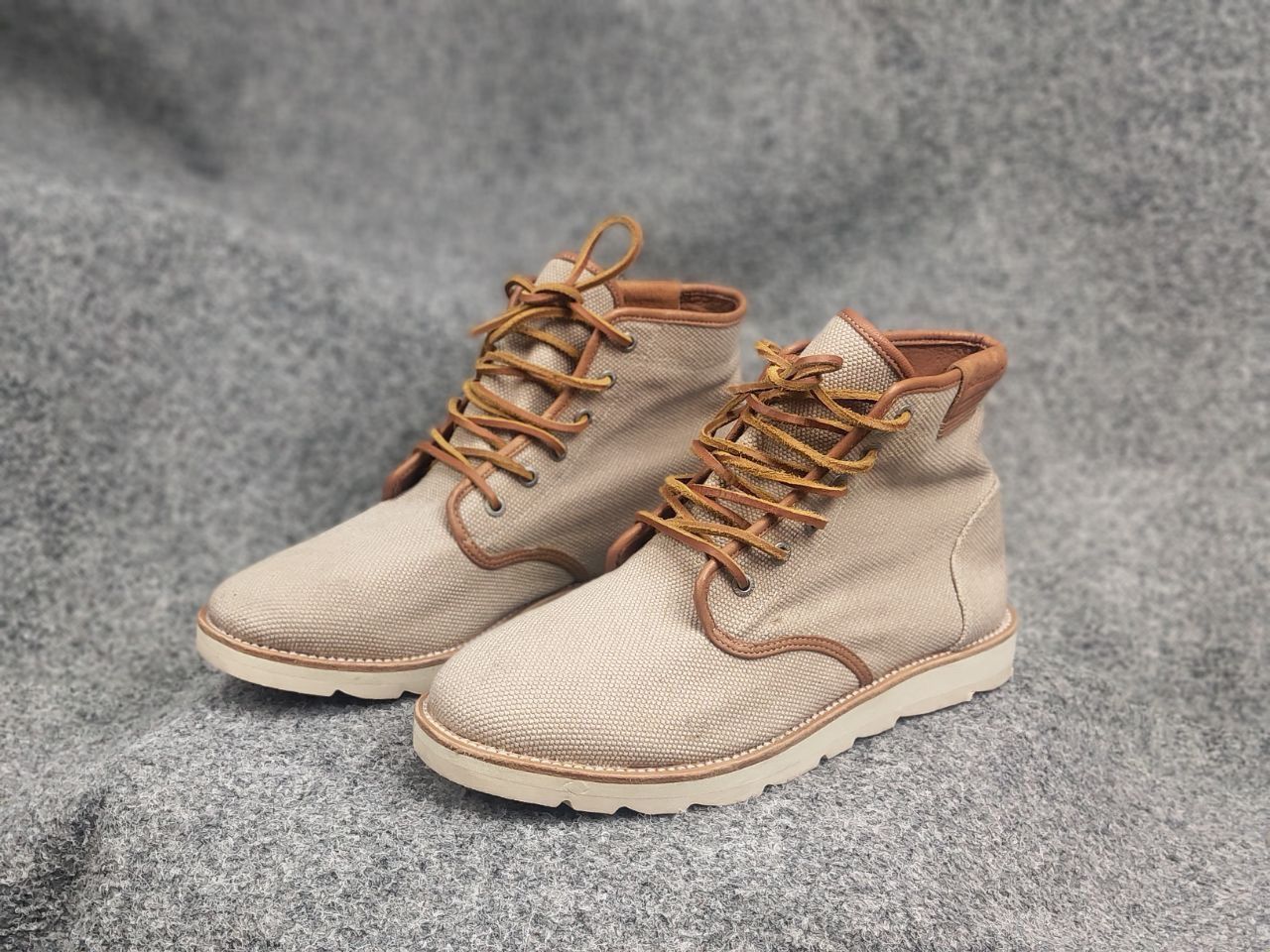 Peak Performance Peak Performance Canvas High-Top Flat Lace up Boots Shoes Size US 9 / EU 42 - 9 Thumbnail