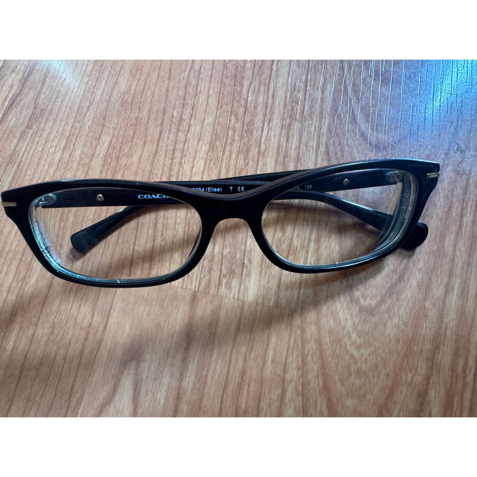 Ralph Lauren Coach Elise HC 6054 / 5002 Black Eyeglass Frames Size ONE SIZE - 3 Thumbnail
