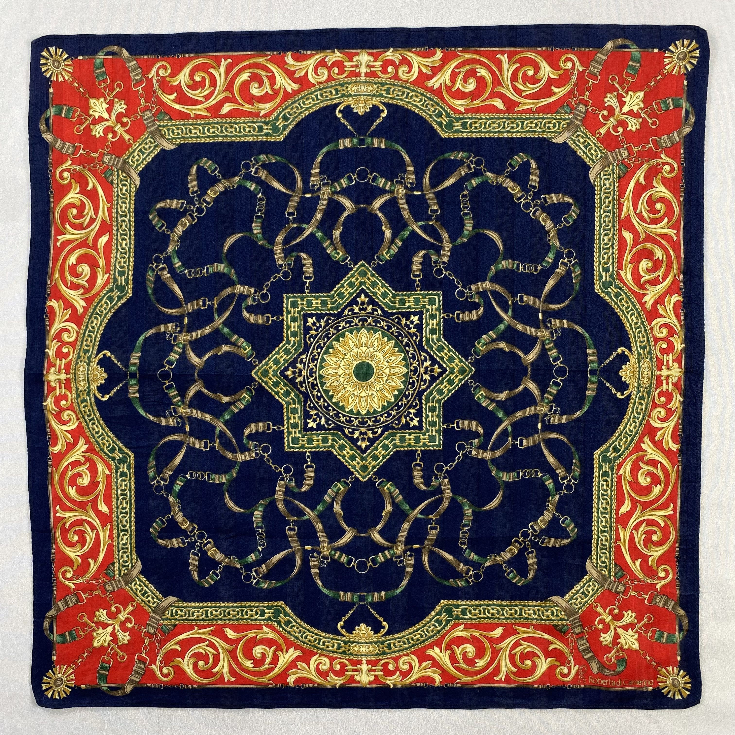 Roberta di Camerino × Vintage Roberta Di Camerino Handkerchief / Neckerchief-P410 Size ONE SIZE - 1 Thumbnail