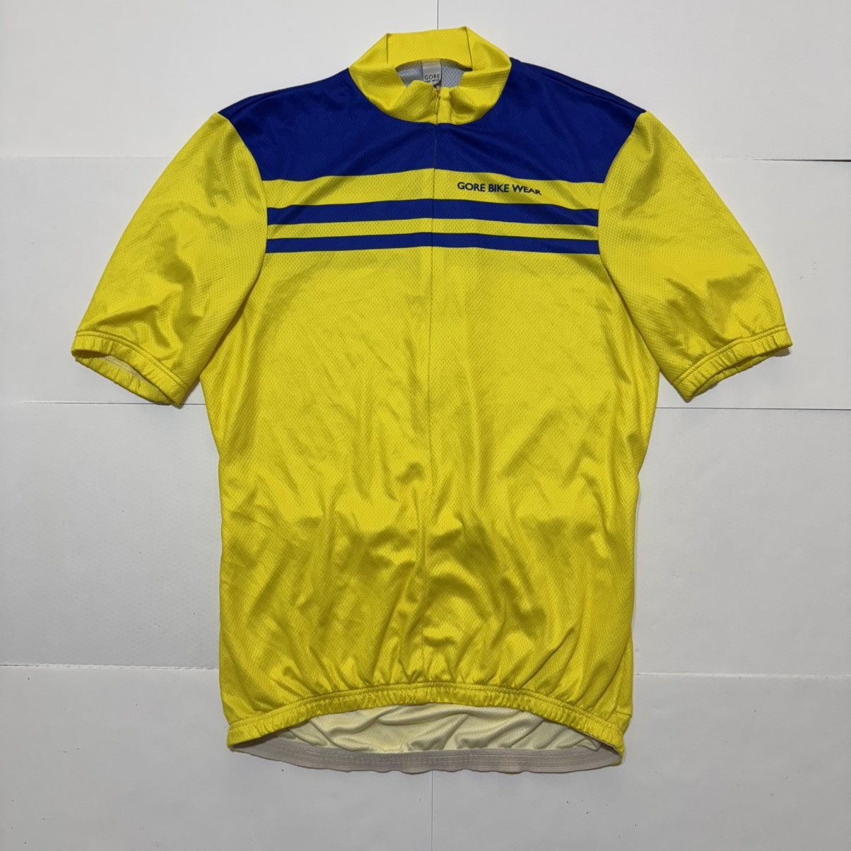GOREWEAR × Vintage Gore Bike Wear Cycling Yellow 3/4 Zip Bike Shirt Jersey Size US M / EU 48-50 / 2 - 1 Thumbnail