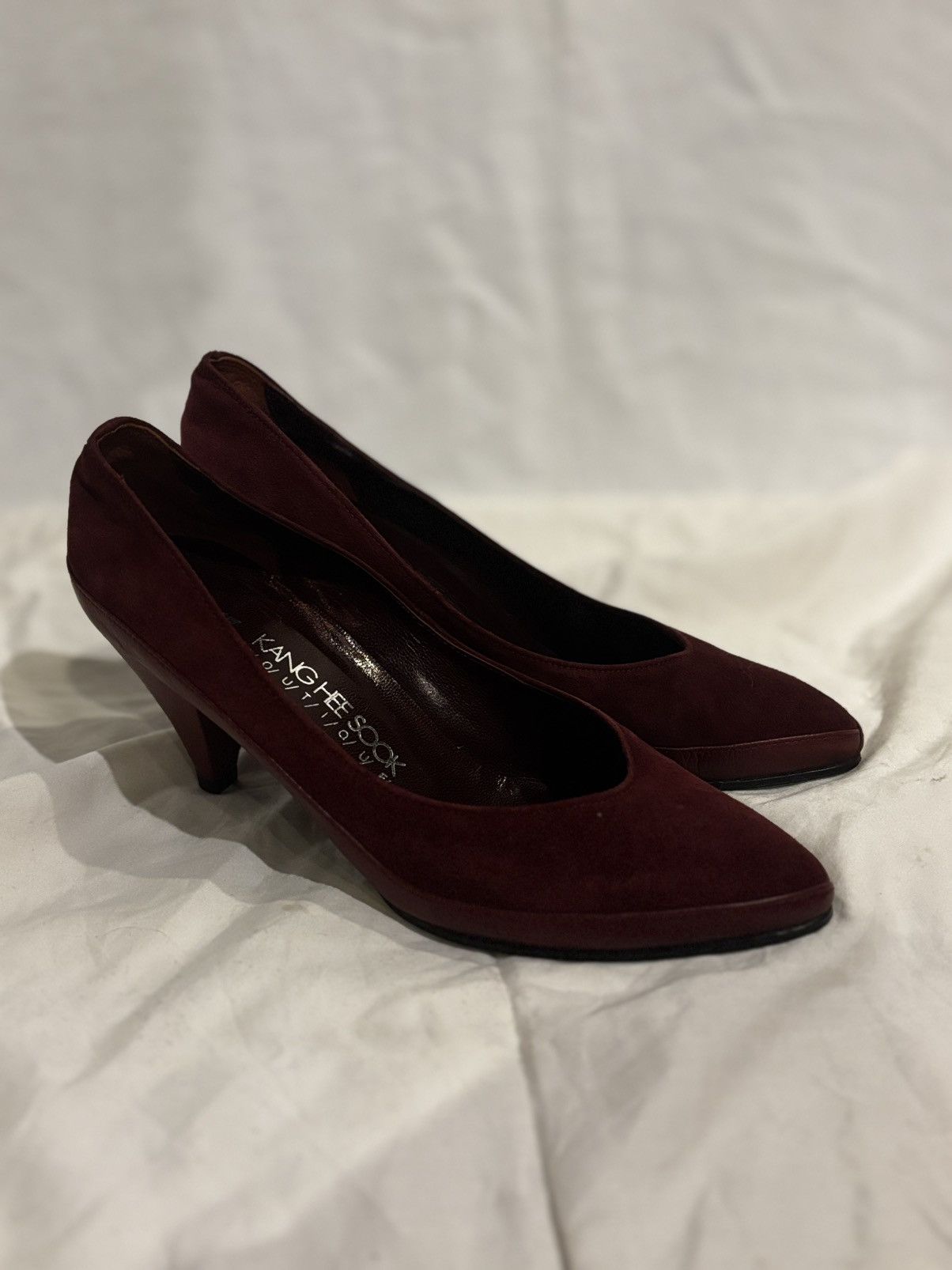 Other Burgundy Suede Pumps.wf494 Size US 6 / IT 36 - 10 Thumbnail