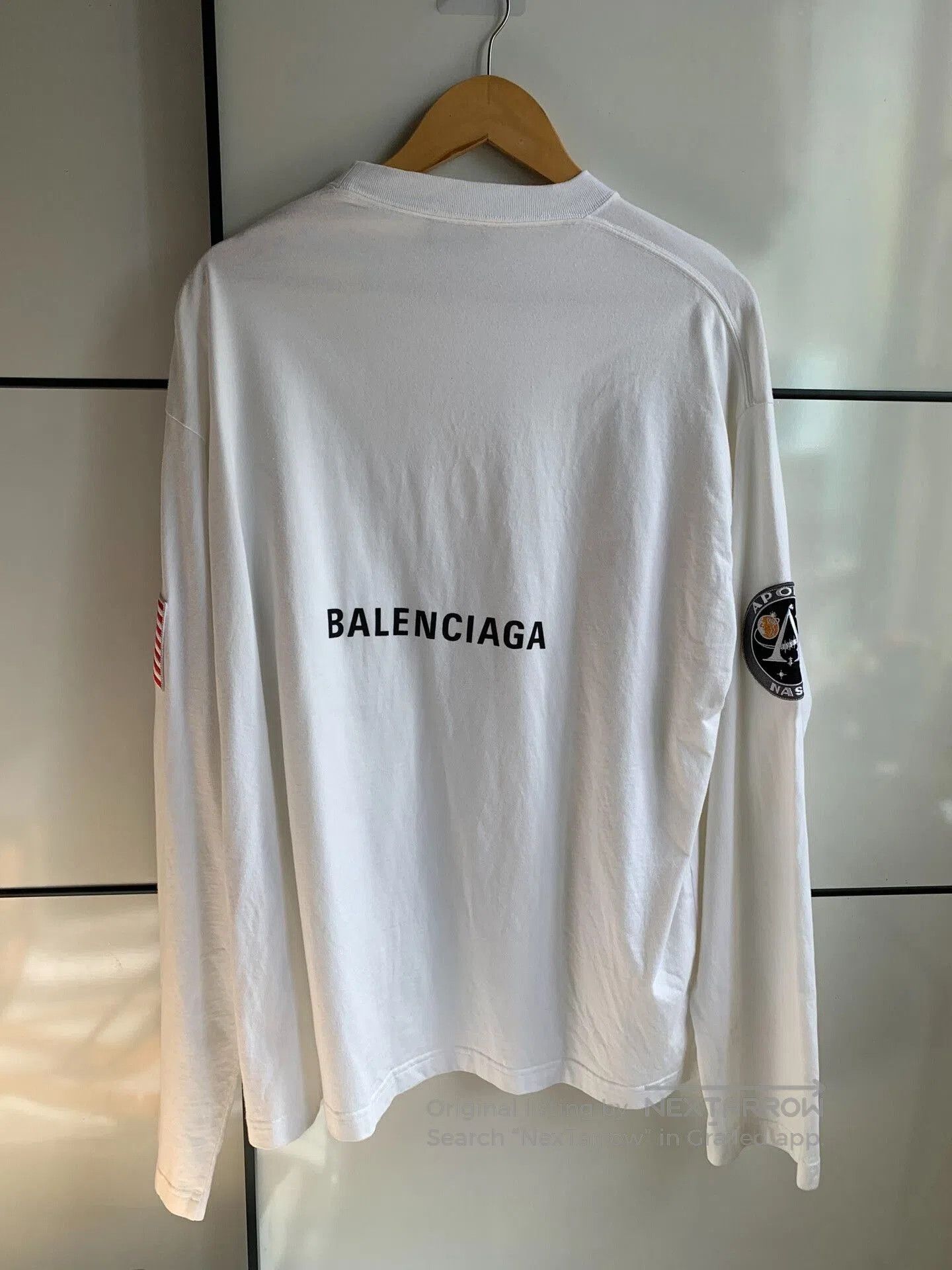 Balenciaga Balenciaga x NASA Collaboration Long Sleeve T. Size US L / EU 52-54 / 3 - 9 Thumbnail