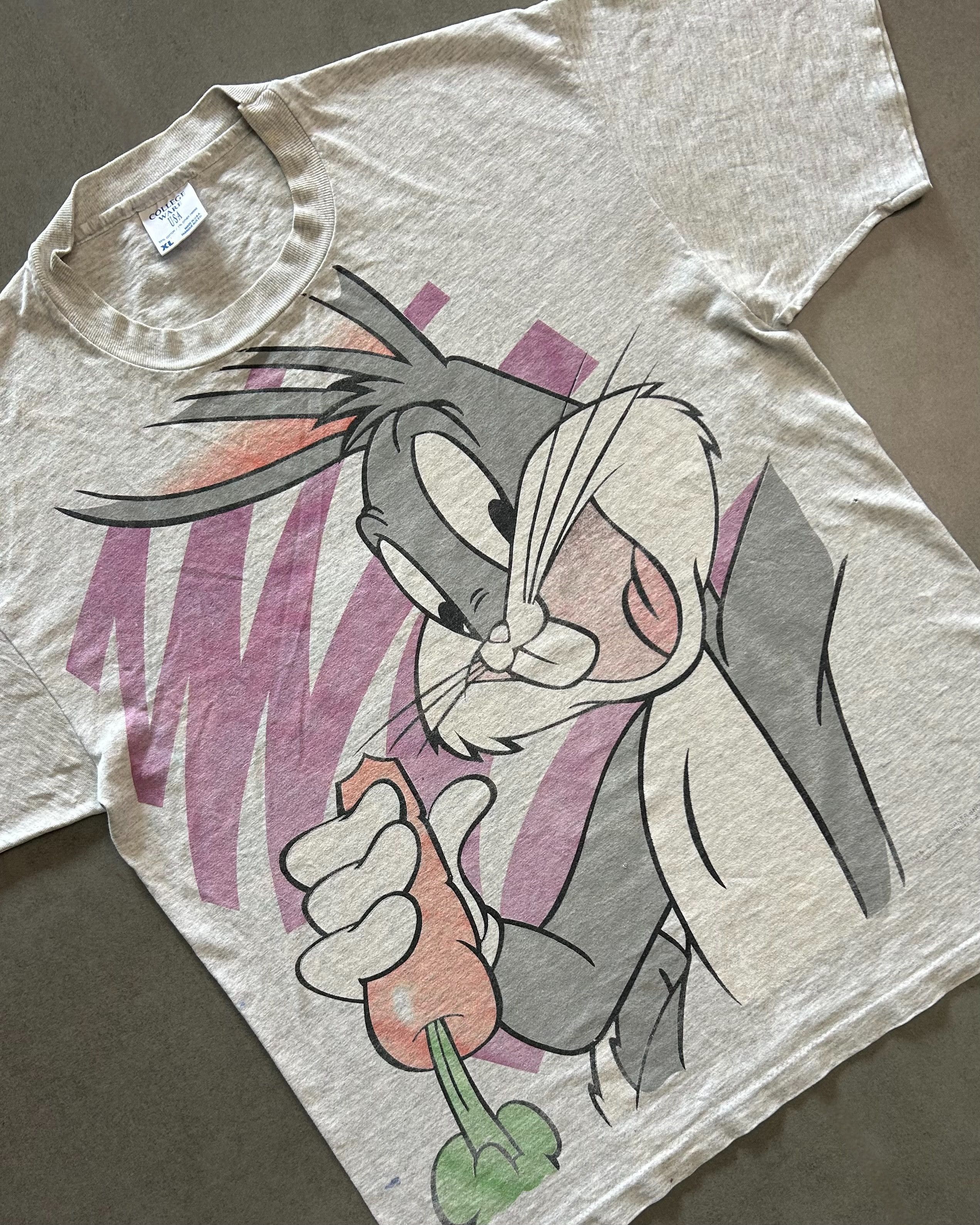 Warner Bros Bugs Bunny Graphic Tee – Single Stitch (1994) Size US XL / EU 56 / 4 - 3 Thumbnail
