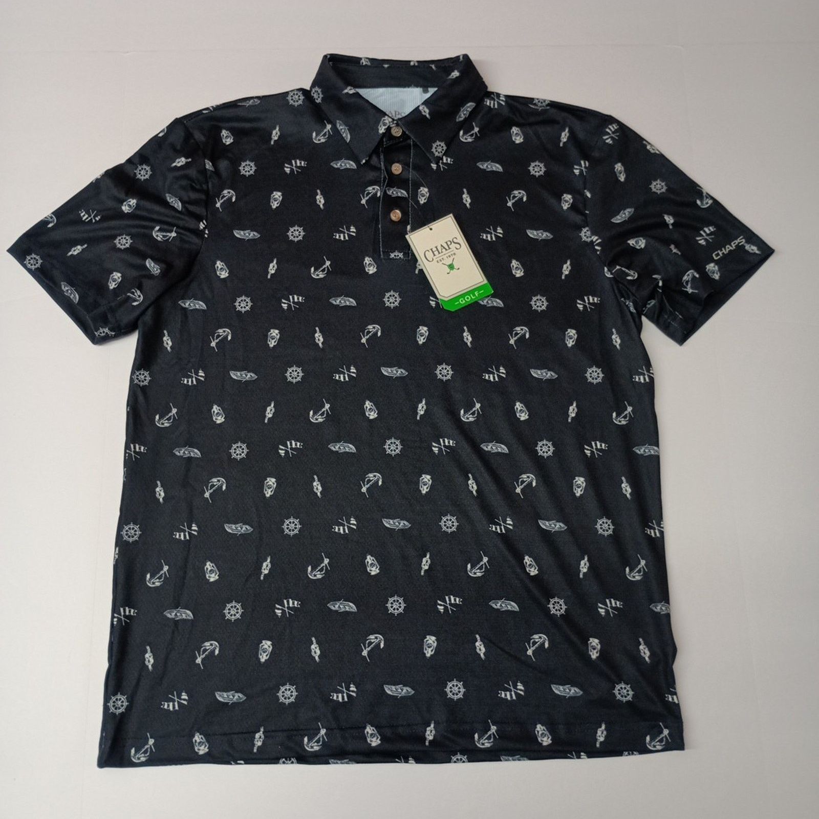 Chaps Chaps Golf Polo Shirt Men's Size S American Navy Stretch Size US S / EU 44-46 / 1 - 1 Thumbnail