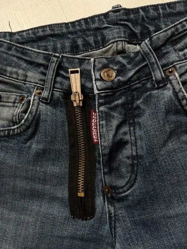 Dsquared2 Dsquared 2 Designer Jeans Denim Distressed Ripped Sz W 29 Size 30" / US 8 / IT 44 - 8 Thumbnail