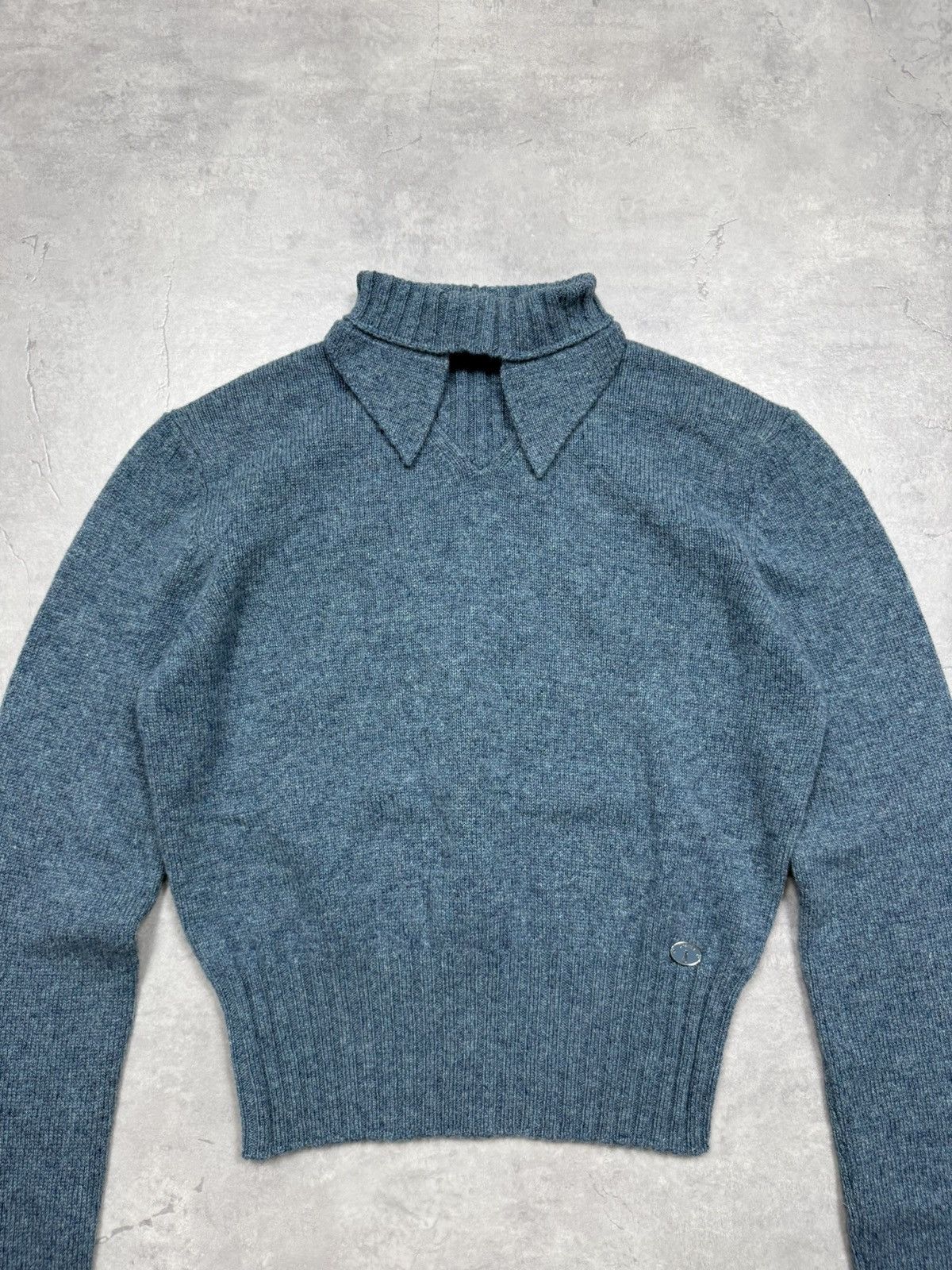Chanel Chanel Cashmere High Neck Peak Sweater Size S / US 4 / IT 40 - 2 Thumbnail