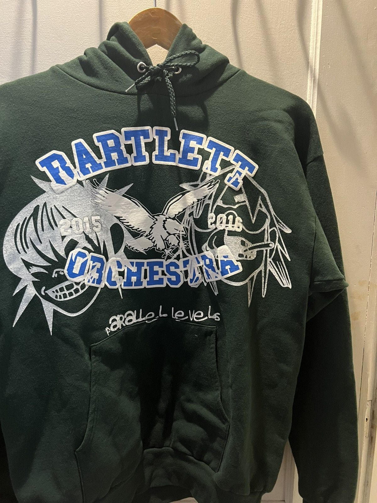Vintage Green Gorillaz Printed Hoodie Size US M / EU 48-50 / 2 - 4 Thumbnail