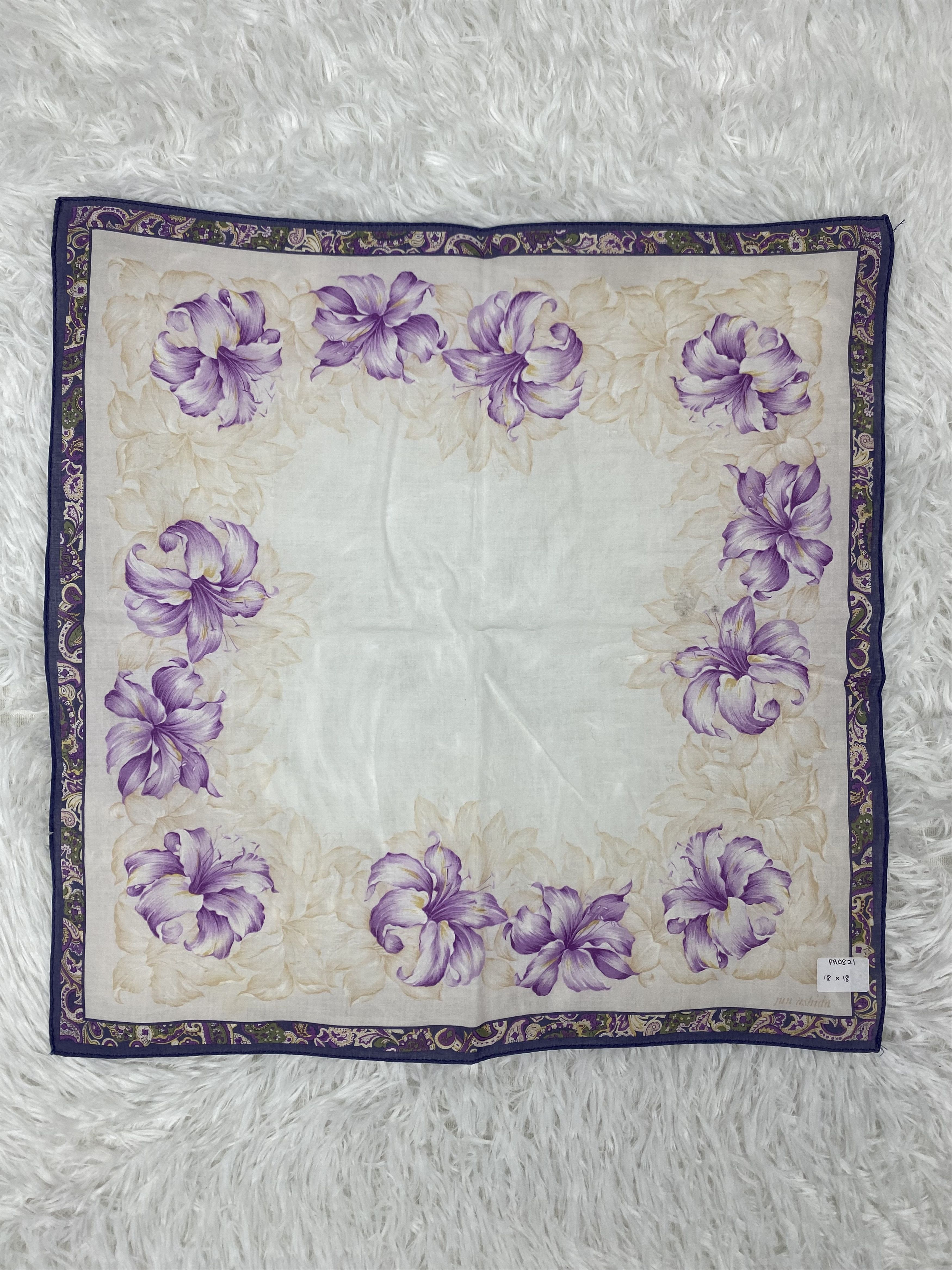 Japanese Brand × Vintage Vintage Jun Ashida Handkerchief Neckerchief PH0821 Size ONE SIZE - 3 Thumbnail