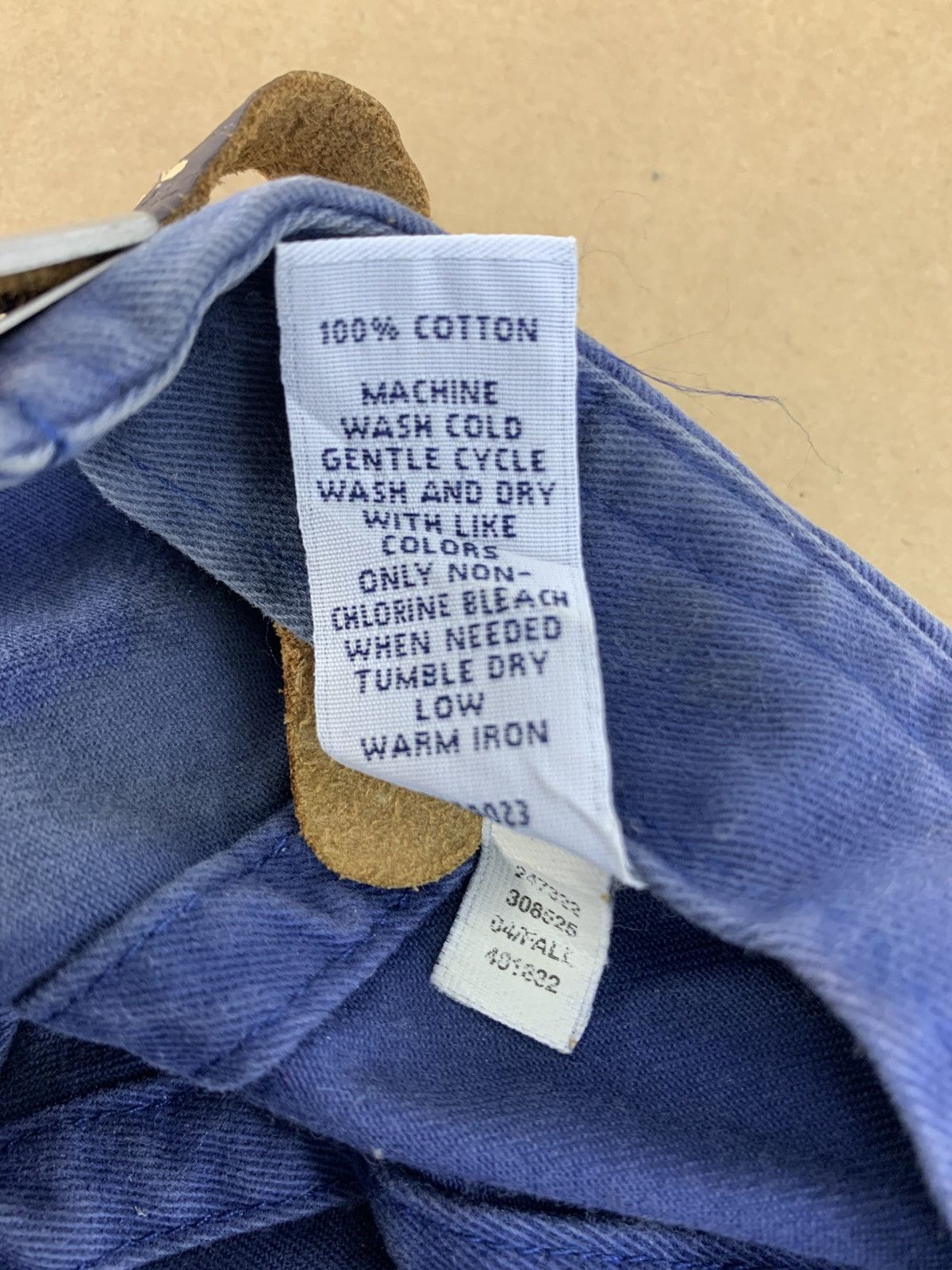 Gap Gap 1969 6 Panel Khakis Cap Spell Out Logo Adjustable Zip Size ONE SIZE - 7 Thumbnail