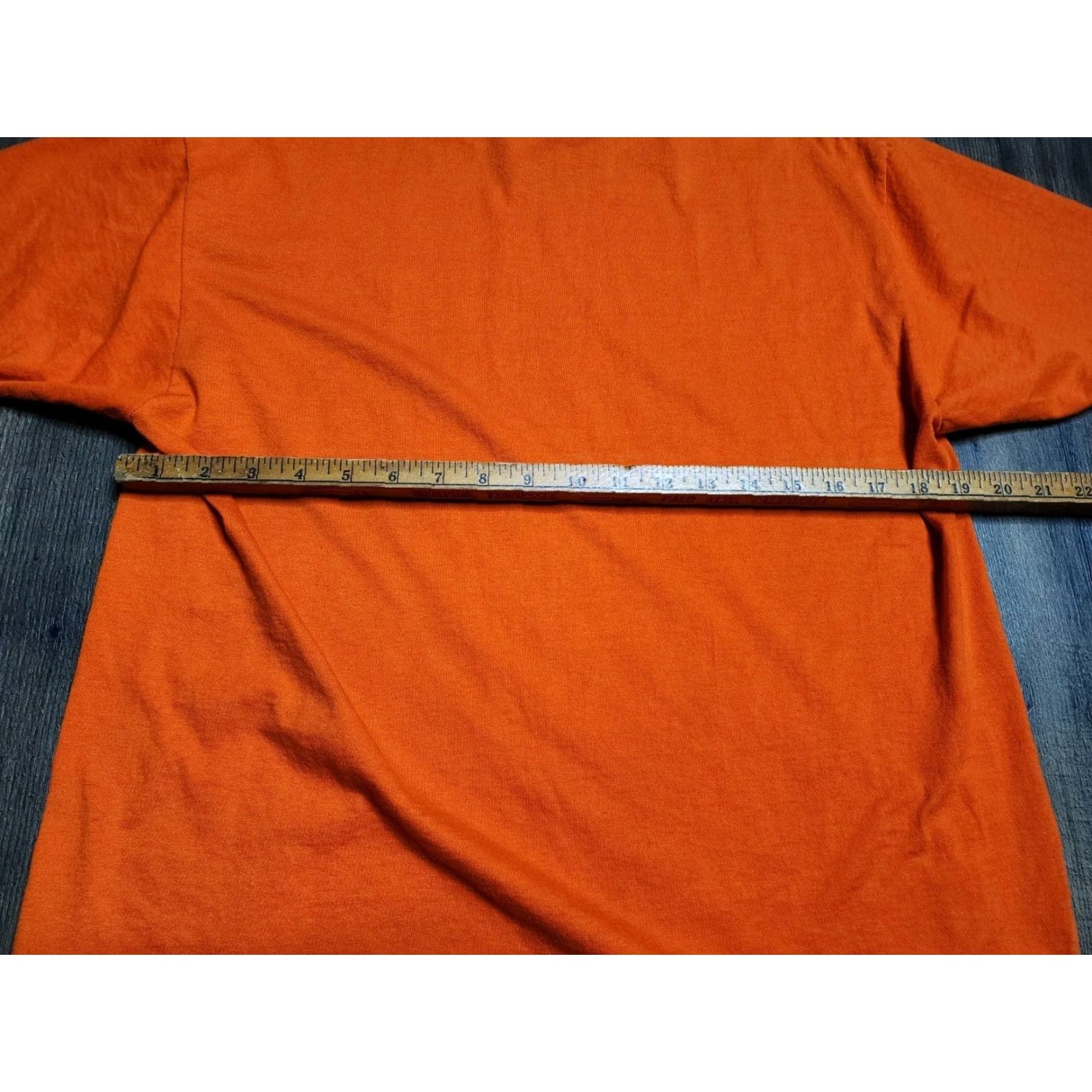 Jerzees VINTAGE Jerzees Men’s L 90s Crewneck T-Shirt Cotton Blend Orange Short Sleeve Basic Tee USA Size US L / EU 52-54 / 3 - 3 Thumbnail