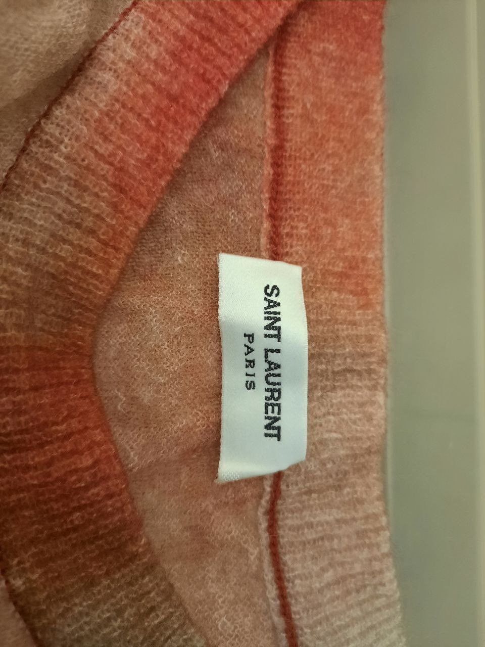 Saint Laurent Paris Water Colored Mohair Knit Sweater Size US XS / EU 42 / 0 - 3 Thumbnail