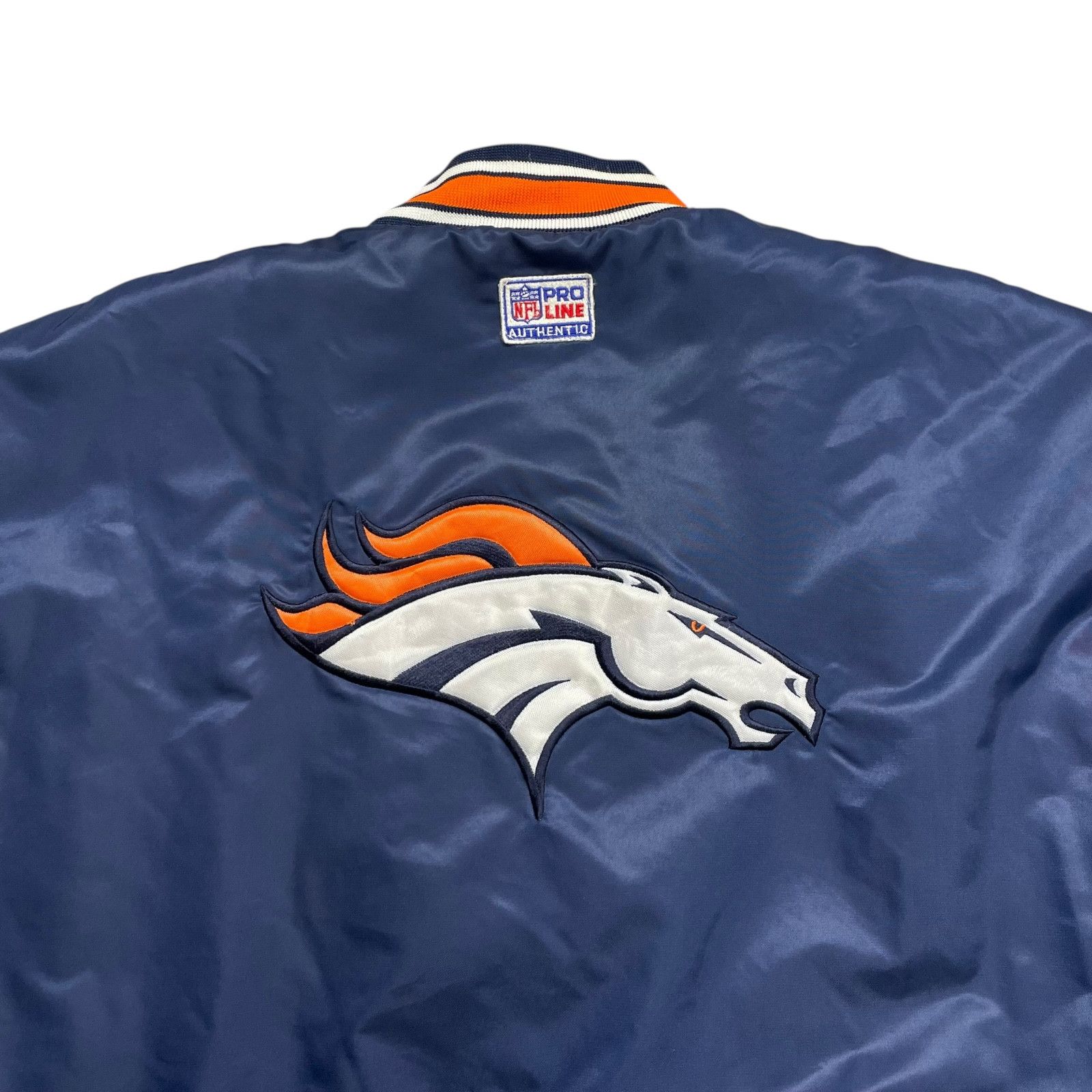 NFL RARE VTG NFL DENVER BRONCOS STARTER SATIN BOMBER JACKET L Size US L / EU 52-54 / 3 - 3 Thumbnail