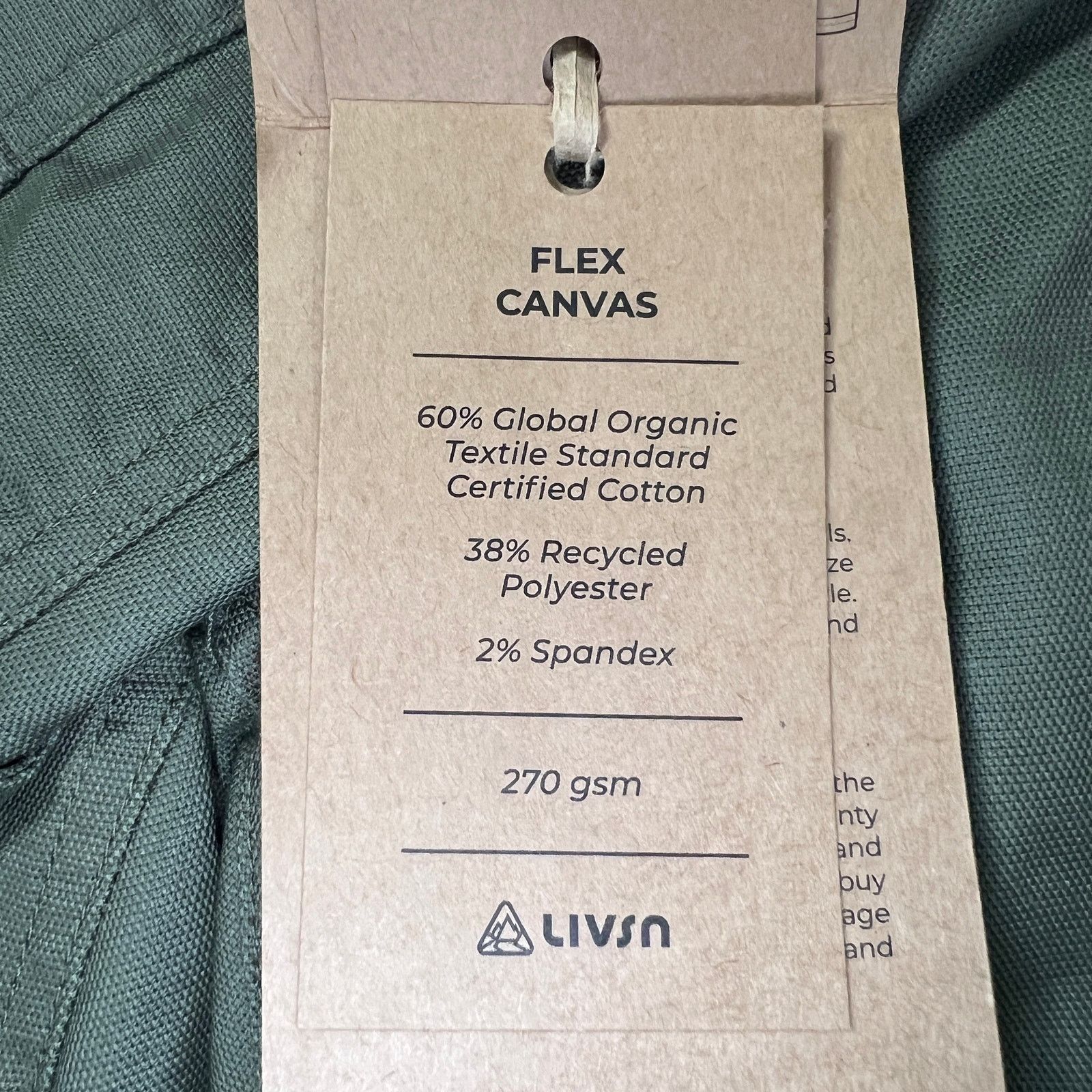 Other LIVSN Flex Canvas Utility Pants Olive Original Fit 36x30 Size US 36 / EU 52 - 15 Thumbnail