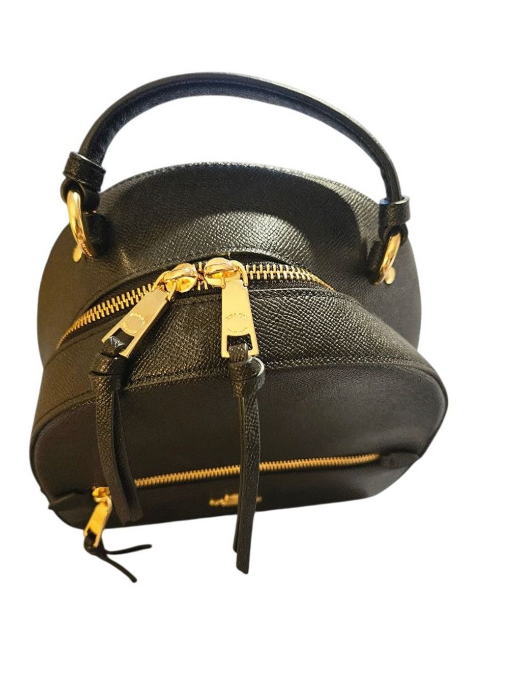 Coach Coach Black Leather Mini Backpack One Size Size ONE SIZE - 4 Thumbnail