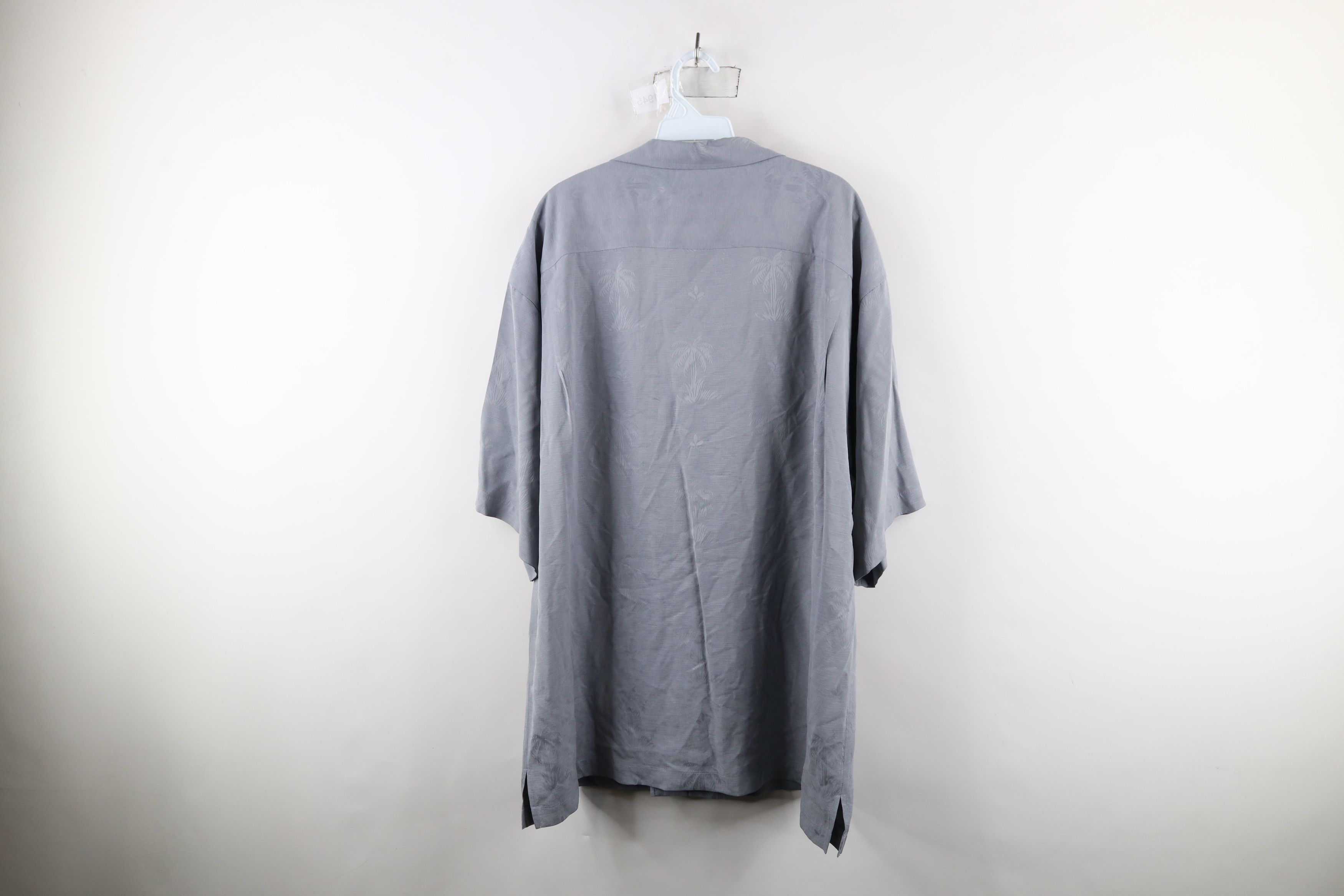 Tommy Bahama × Vintage Vintage 90s Tommy Bahama Collar Palm Tree Button Shirt Blue Size US XL / EU 56 / 4 - 9 Thumbnail