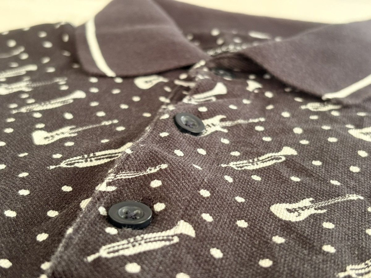 Dolce & Gabbana Dolce & Gabbana Guitar & Trumpet Print Polo — IT 48 Size US M / EU 48-50 / 2 - 5 Thumbnail