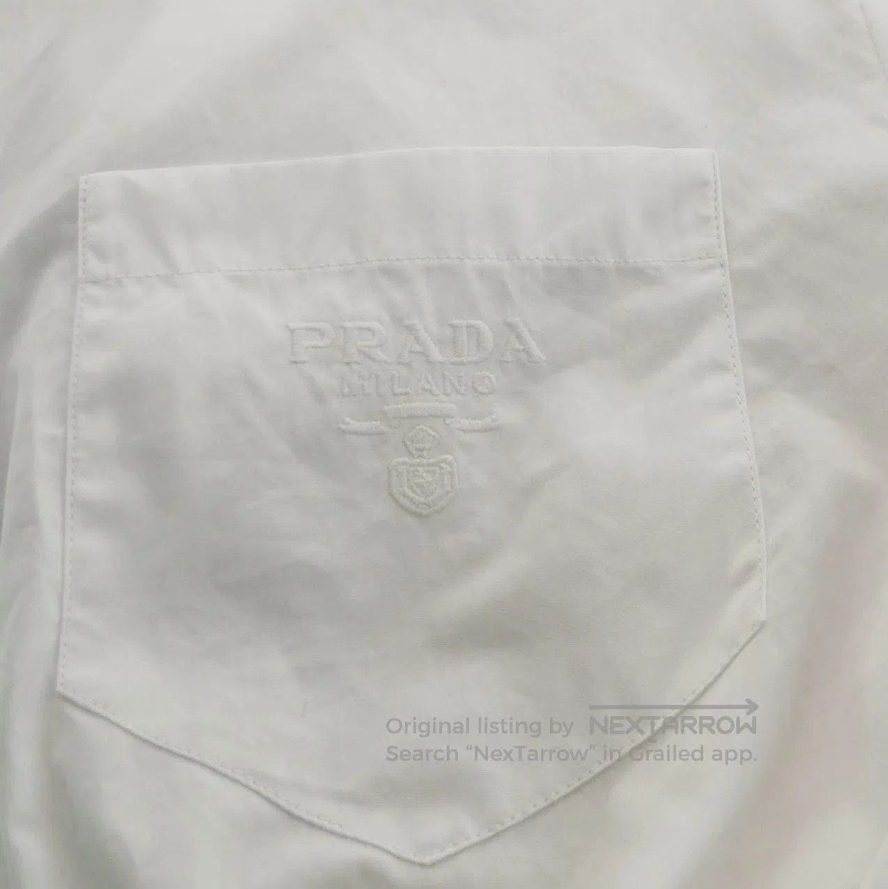 Prada Prada Cropped Cotton Long Sleeve Button. Size S / US 4 / IT 40 - 1 Thumbnail