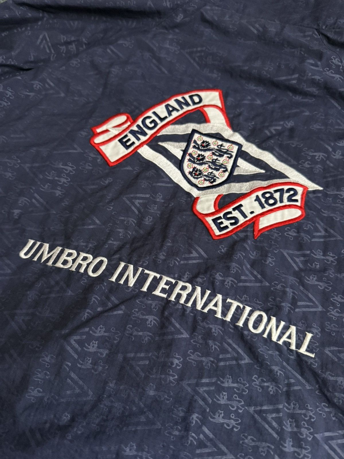 Umbro Vintage 1990 1992 England Umbro Men’s Track Football Jacket Size US XL / EU 56 / 4 - 9 Thumbnail
