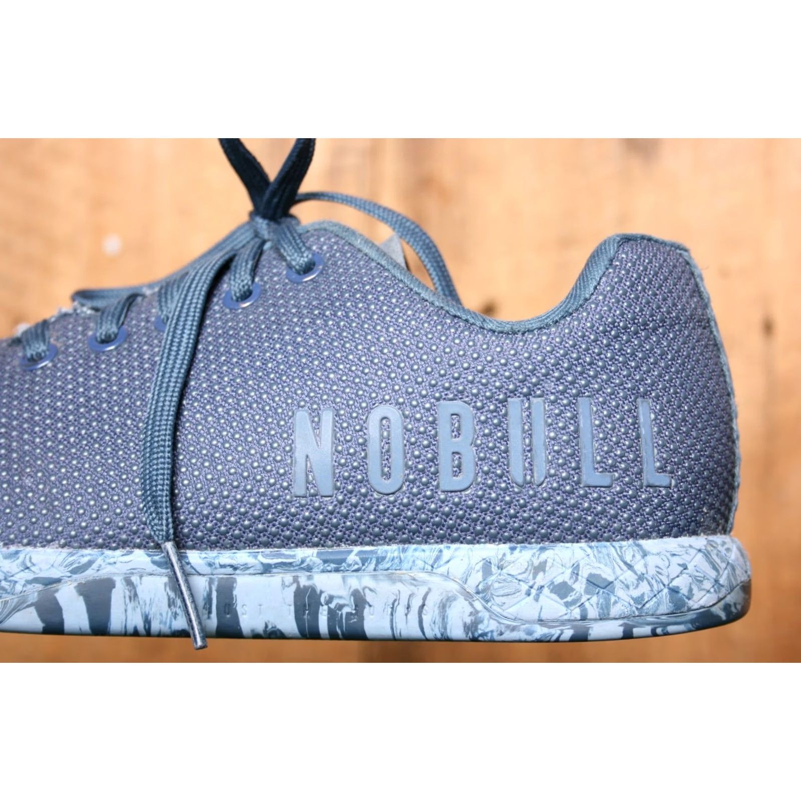 Vintage NOBULL Outwork Edge Blue Trainers Unisex Adults Sneaker Low Top Lace Up 7.5 9 Shoes Mens Womens Girls Boys Size US 7 / IT 37 - 7 Thumbnail