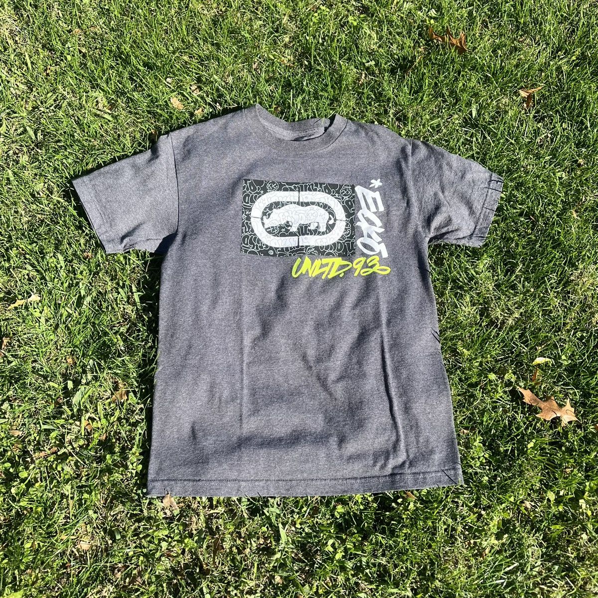Ecko Unltd. Ecko Unltd. Rhino Grey Lime Green T Shirt Size US M / EU 48-50 / 2 - 1 Preview