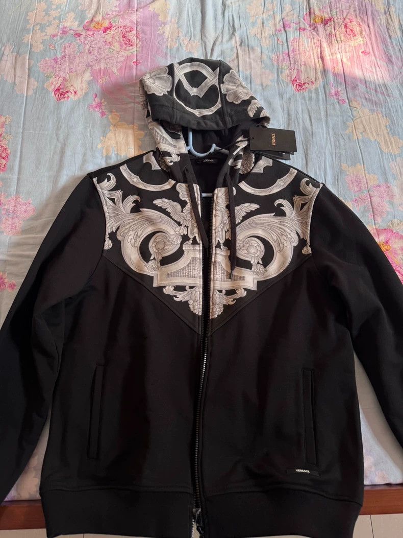 Versace Versace Hooded zip-up sweatshirt Size US XXL / EU 58 / 5 - 1 Thumbnail