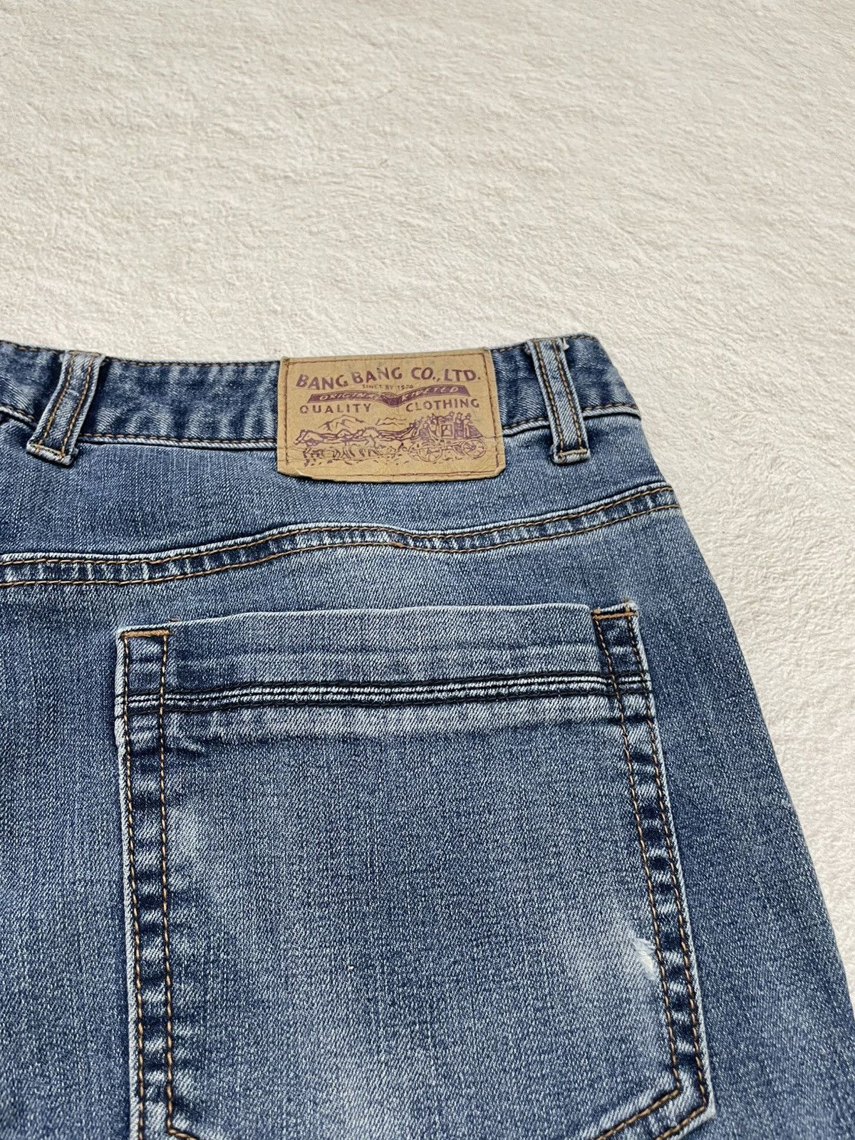 Japanese Brand 2000s Bang bang Denim Stonewash Size US 29 - 6 Thumbnail