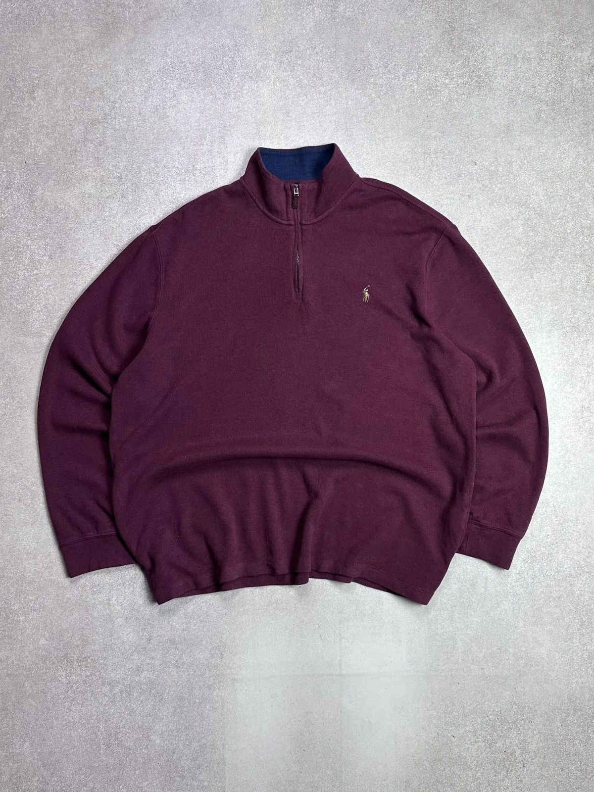 Polo Ralph Lauren Vintage Polo Ralph Lauren RRL Mens Quarter Zip Sweater XL Size US XL / EU 56 / 4 - 1 Thumbnail