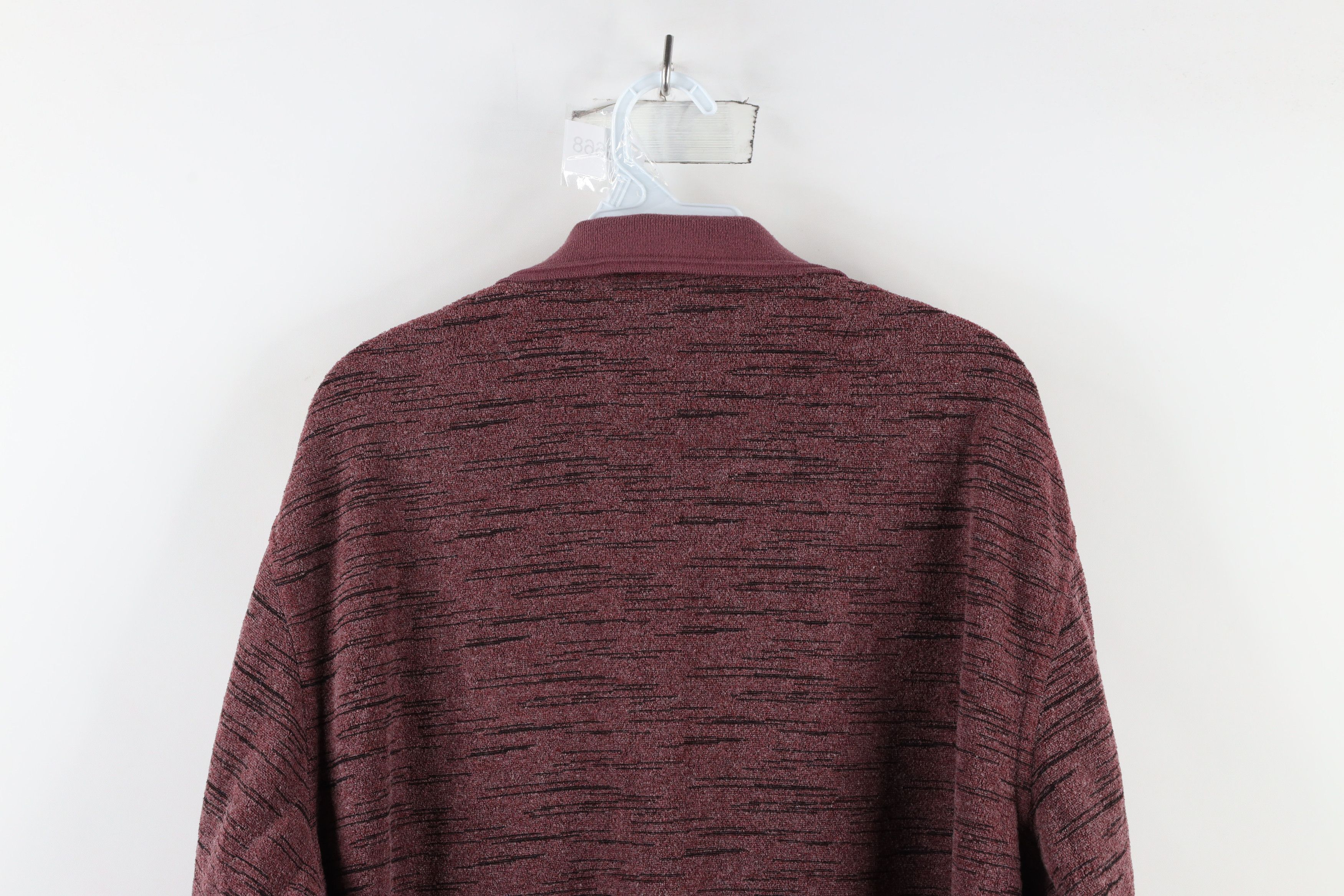 Vintage Vintage 90s Streetwear Fleece Rainbow Fleck Collared Sweater Size US L / EU 52-54 / 3 - 8 Thumbnail