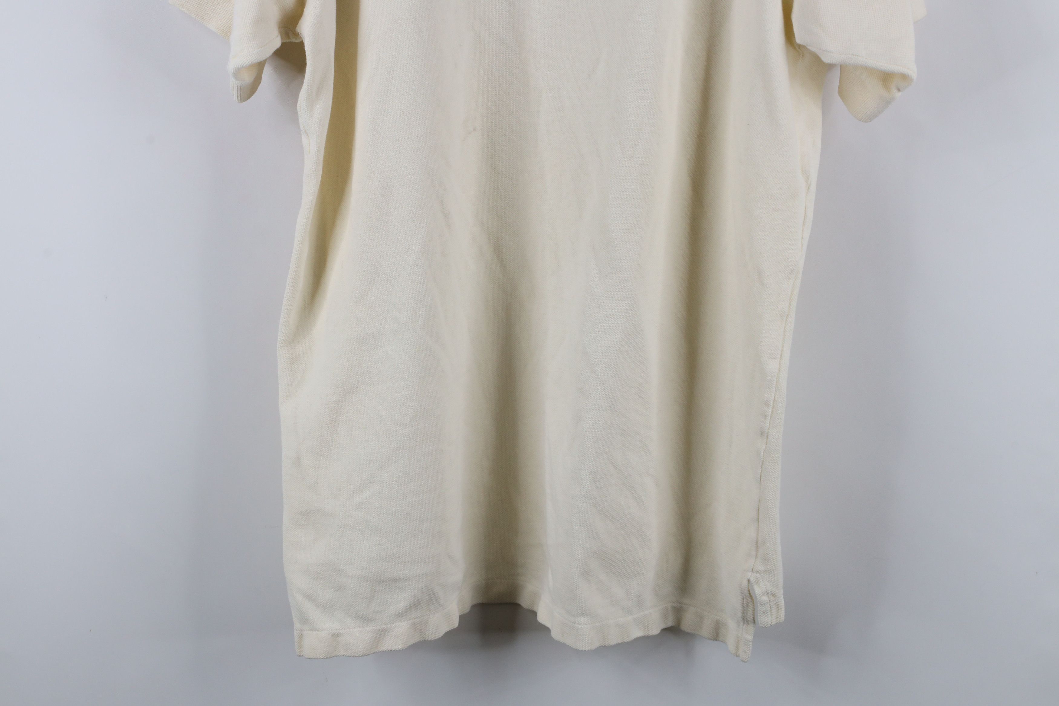 Banana Republic × Vintage Vintage 80s 90s Banana Republic Safari Polo Shirt Cream Size US L / EU 52-54 / 3 - 12 Thumbnail