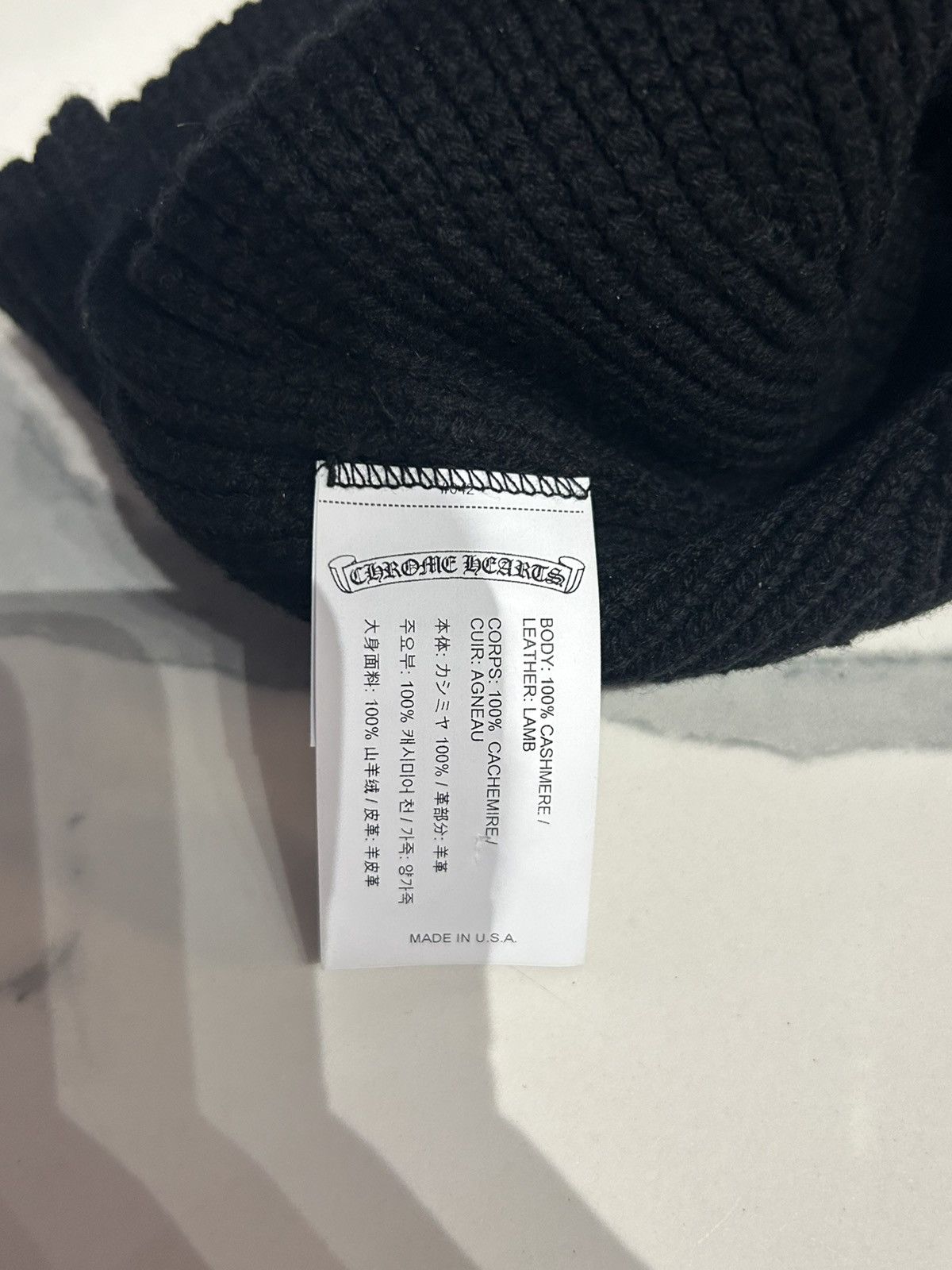 Chrome Hearts Chrome Hearts Triple Cross Patch Beanie Size ONE SIZE - 5 Thumbnail