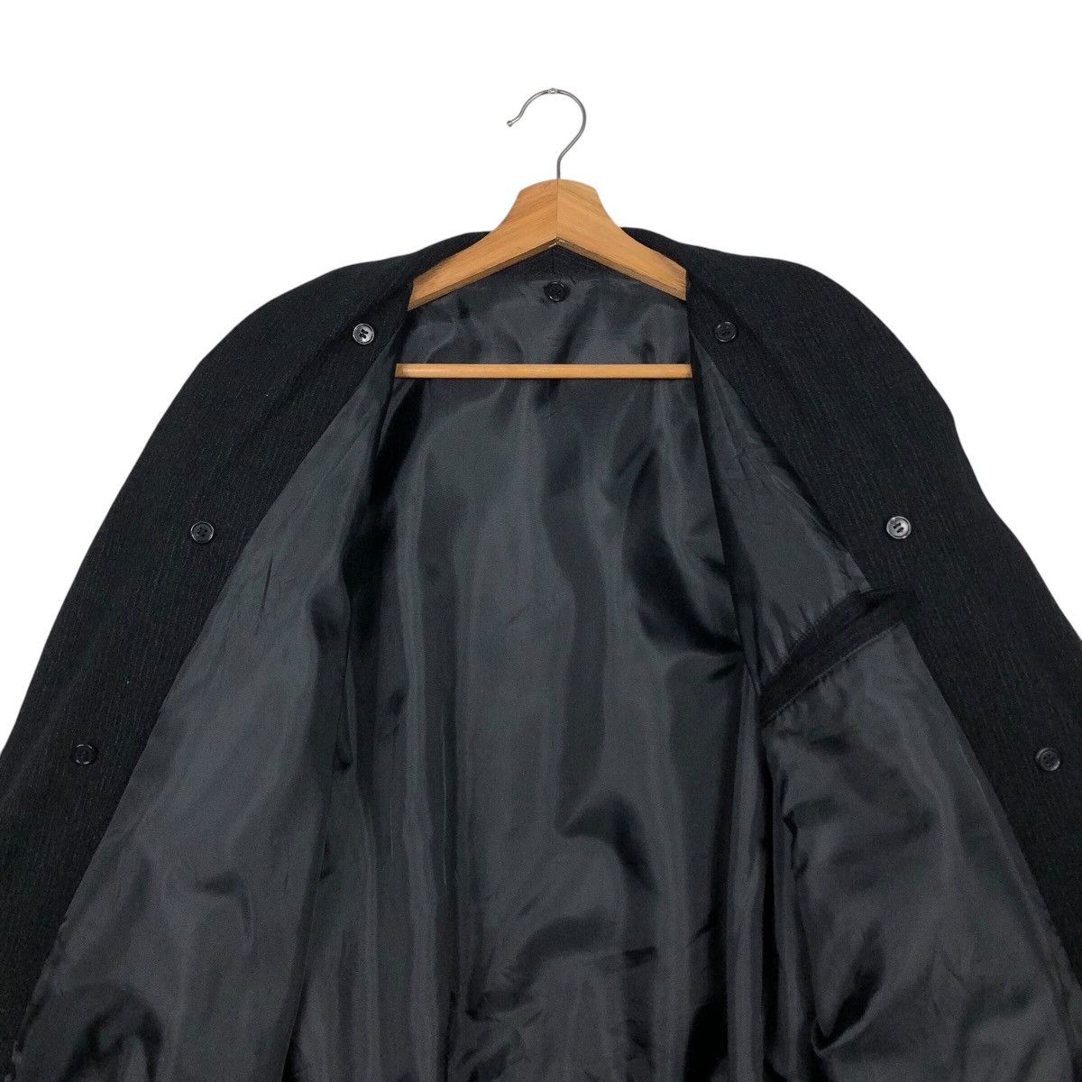 Japanese Brand 📌Vtg Wool Bomber Jacket Herringbone Unbranded Issey Miyake Size US M / EU 48-50 / 2 - 15 Thumbnail