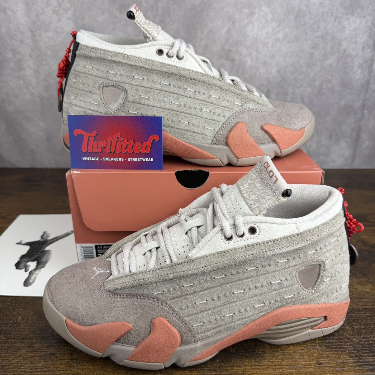 Jordan Brand Air Jordan 14 Retro CLOT Terra Blush Terracotta DC9857-200 Size US 7 / EU 40 - 1 Thumbnail