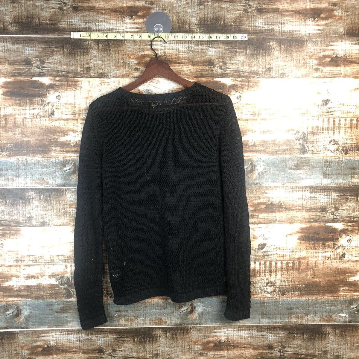 Vintage DL Uniqlo crochet Black Knitwear #C547 Size M / US 6-8 / IT 42-44 - 14 Thumbnail