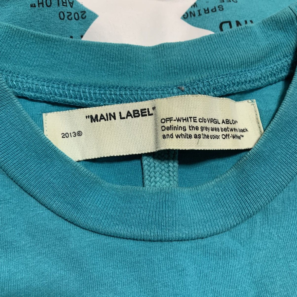 Off-White Off White Small Dripping Arrows Blue Tee Virgil Abloh Size US S / EU 44-46 / 1 - 6 Thumbnail