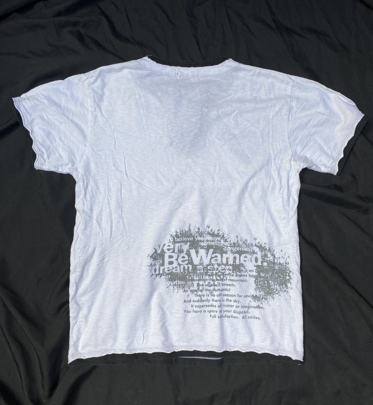 If Six Was Nine Collins Double Layer Gothic Punk Kmrii Style Tee Size US L / EU 52-54 / 3 - 2 Thumbnail