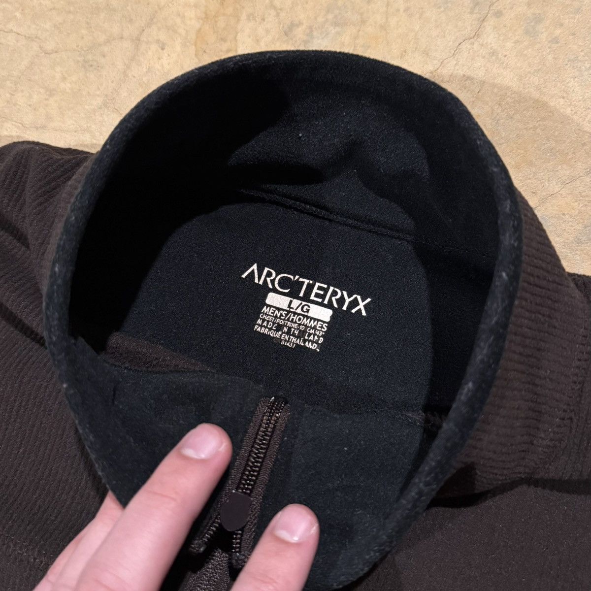 Arc'teryx Vintage 2000s Arc’teryx Brown Polartec Fleece Zip Jacket Size US L / EU 52-54 / 3 - 7 Thumbnail