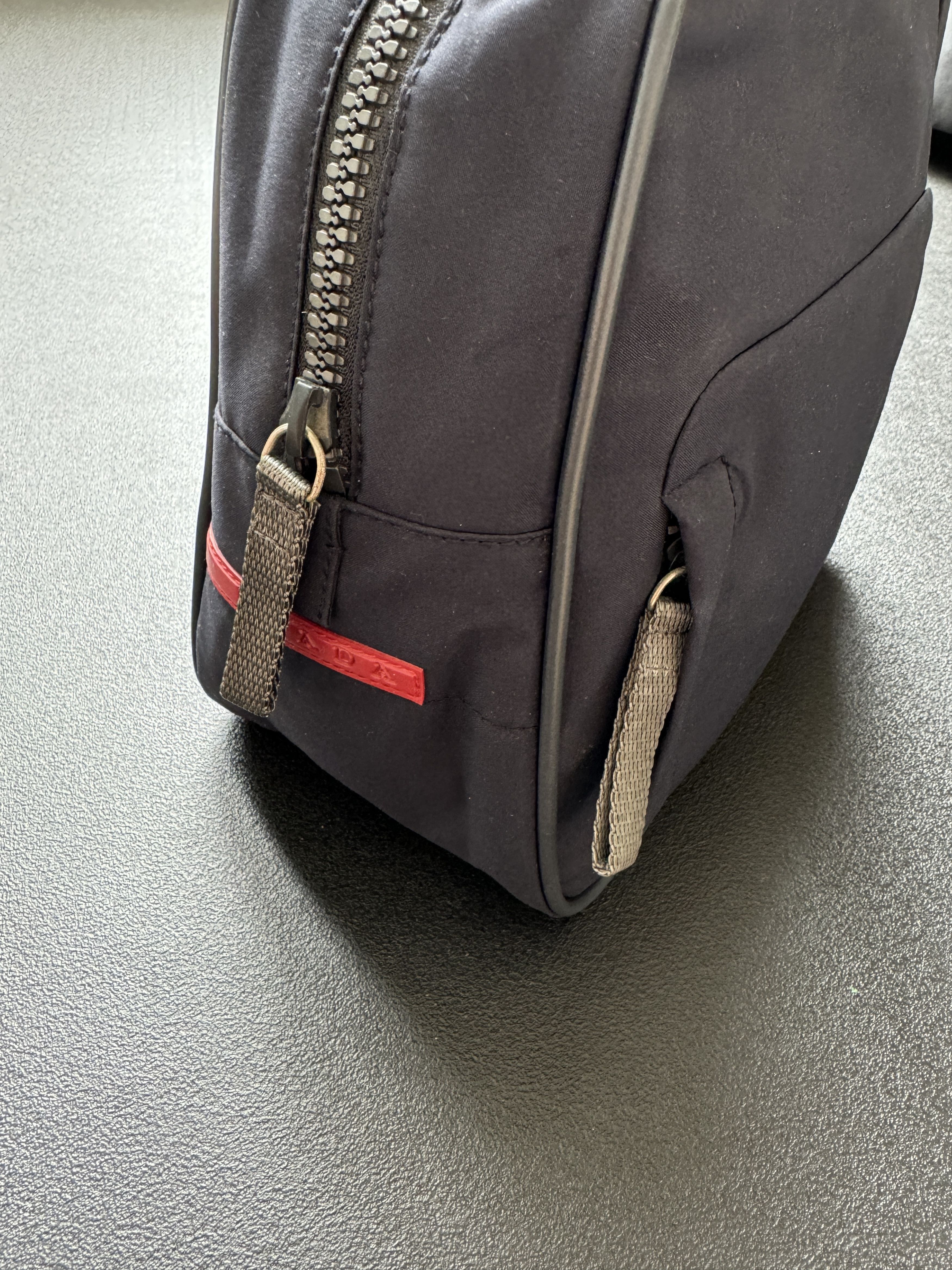 Prada PRADA Linea Rossa Small Blue Handbag Size ONE SIZE - 8 Thumbnail