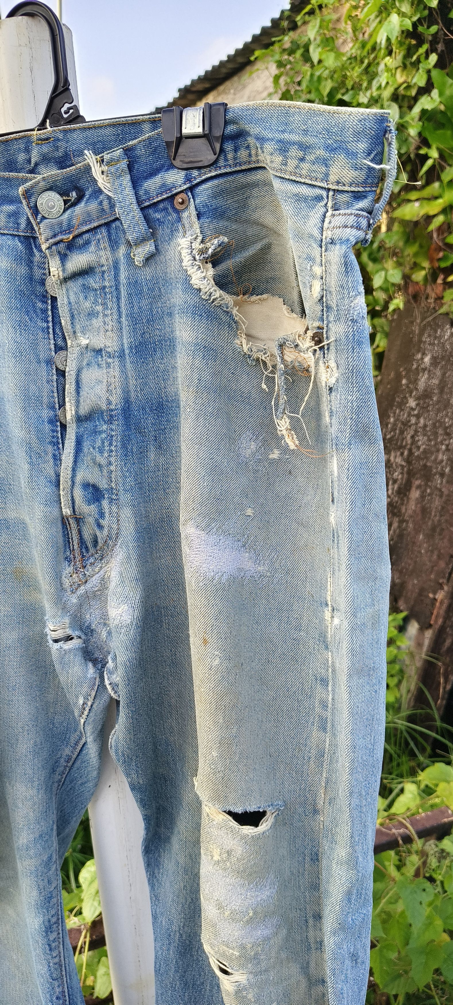 4GSELLER Vintage 70s Rindam Levi's jeans button number 6 Selvedge Size US 35 - 4 Thumbnail