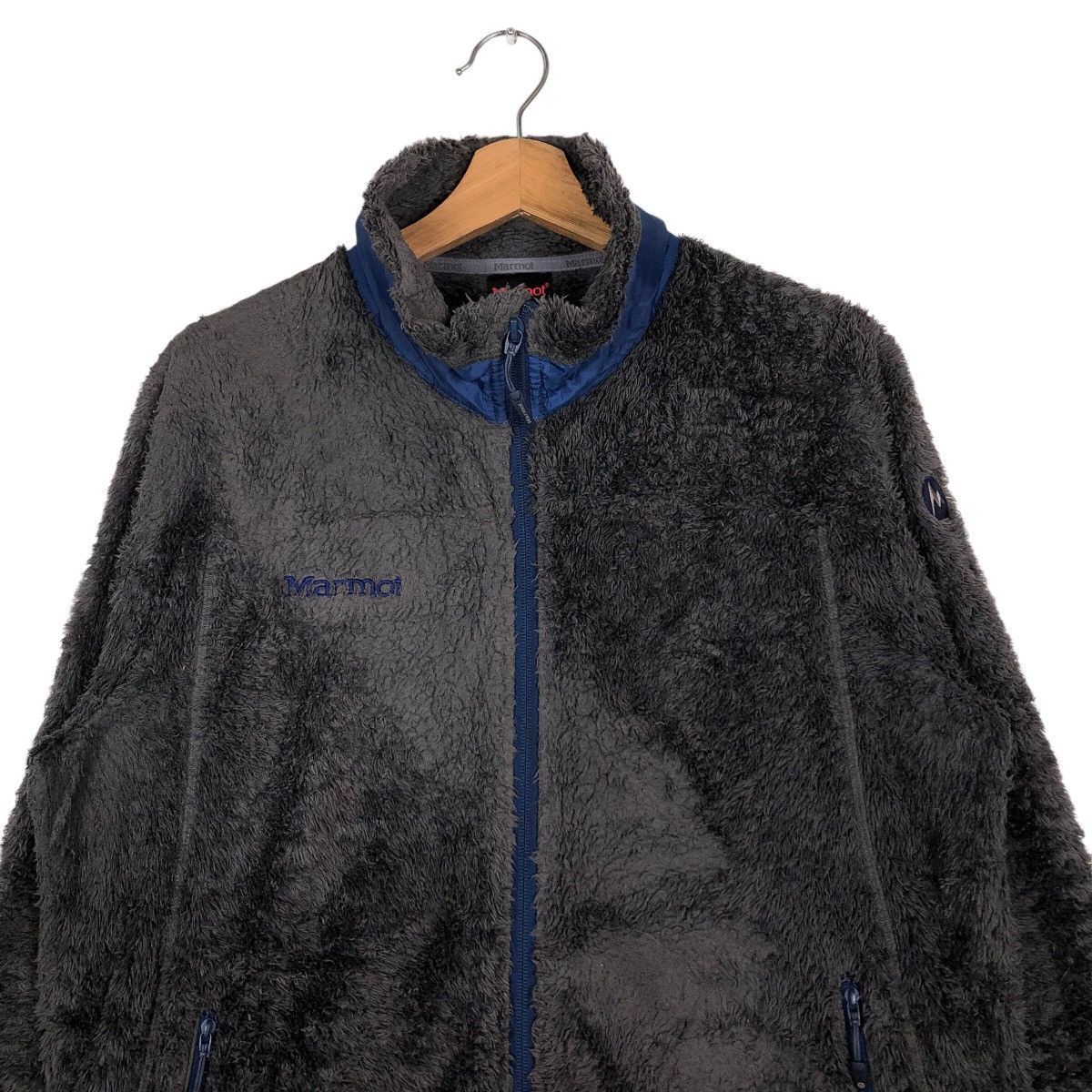 Japanese Brand 🔥Vintage Fleece Jacket Zipper Marmot Size US L / EU 52-54 / 3 - 3 Thumbnail