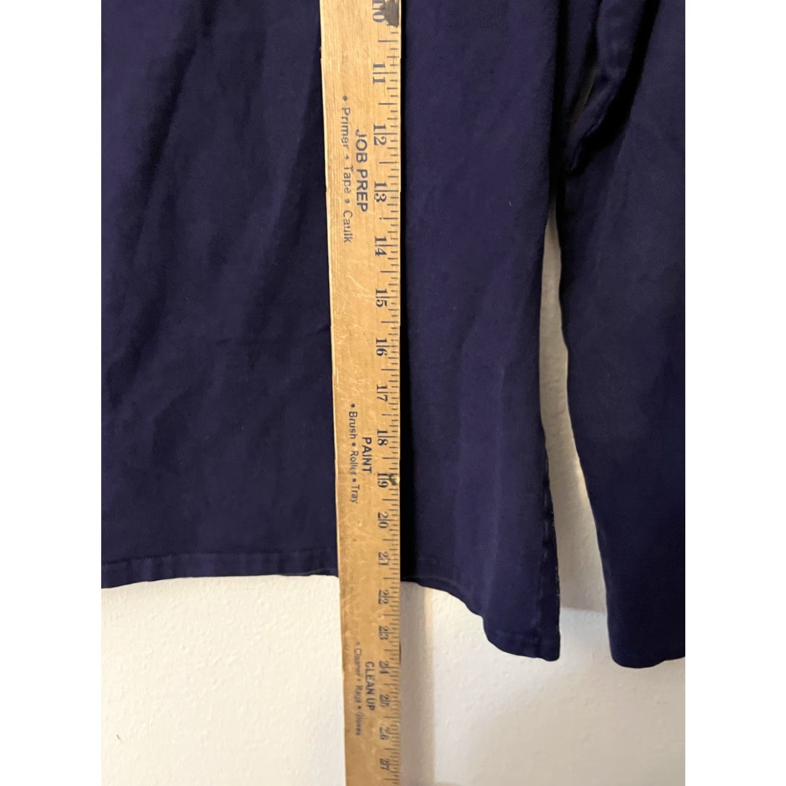 Vintage US Polo Assn Women T-Shirt Navy Blue Logo V-Neck Long Sleeve Size S Size S / US 4 / IT 40 - 4 Thumbnail