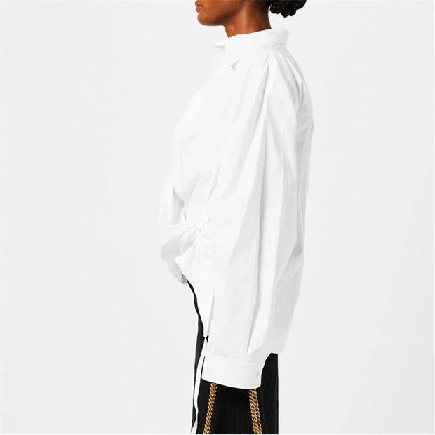 Balenciaga o1g2r1mq0924 Shirt in White Size L / US 10 / IT 46 - 4 Thumbnail