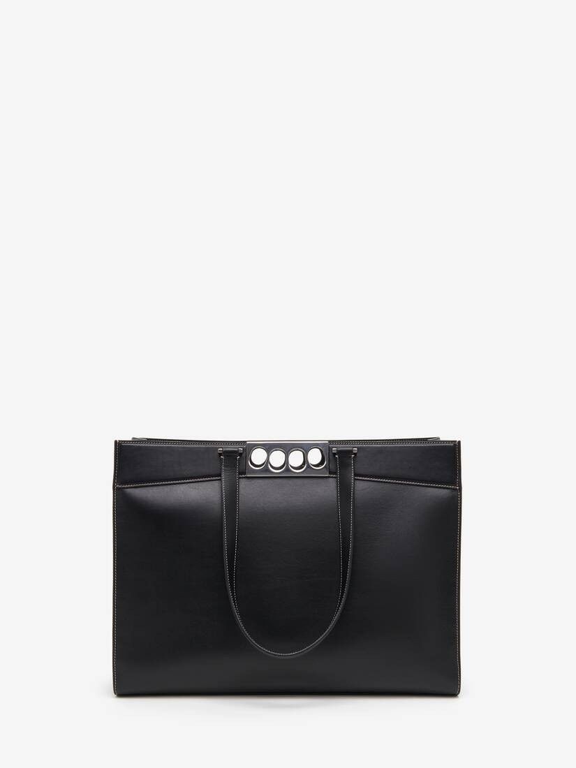 Alexander McQueen o1w1db10725 Size:OS/The Grip East West Tote Bag in Black Size ONE SIZE - 2 Thumbnail