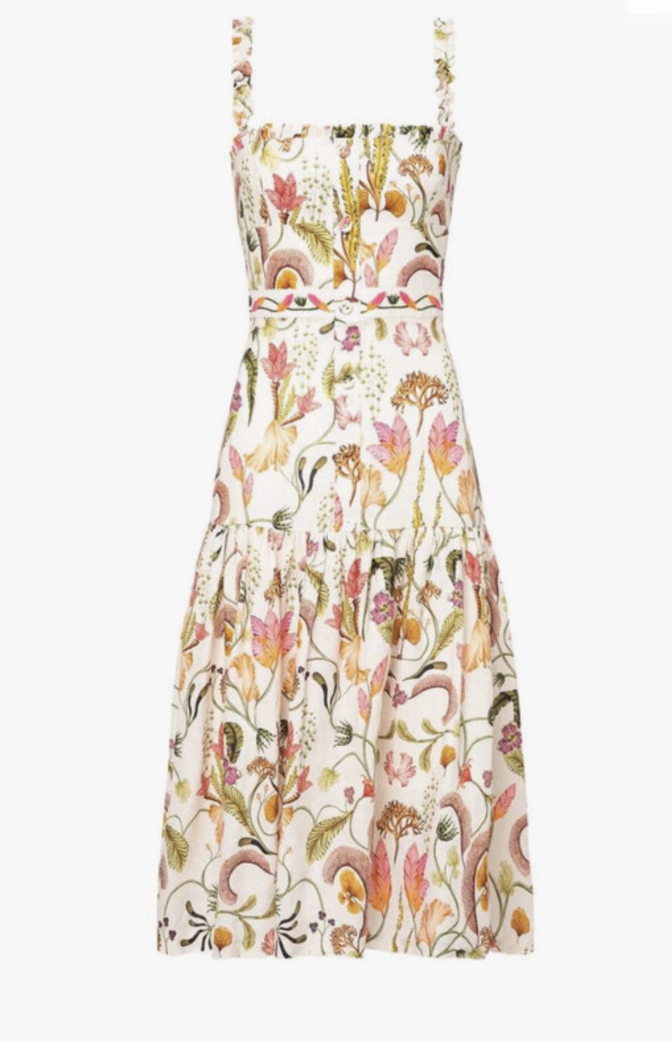 AGUA by Agua Bendita AGUA BY AGUA BENDITA Nispero Habitat Midi Dress size large Size L / US 10 / IT 46 - 1 Thumbnail