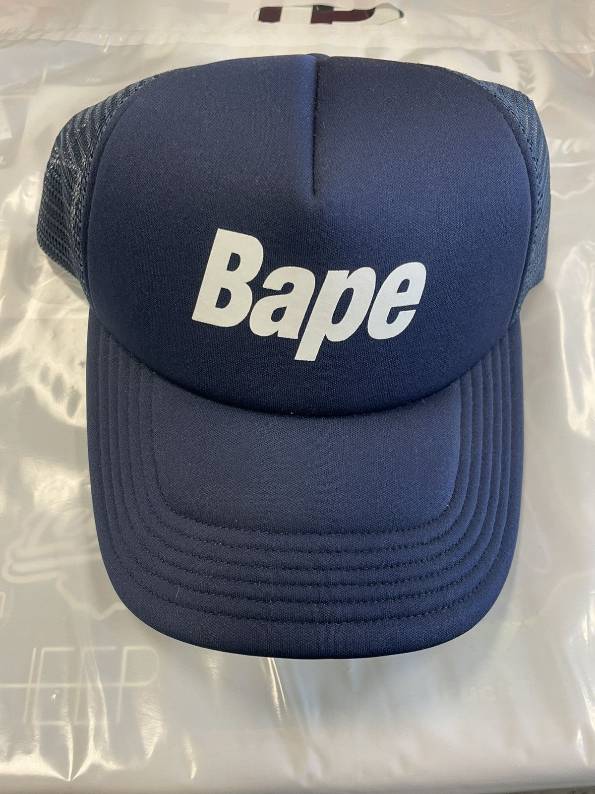 Bape Bape Trucker Navy Size ONE SIZE - 1 Thumbnail