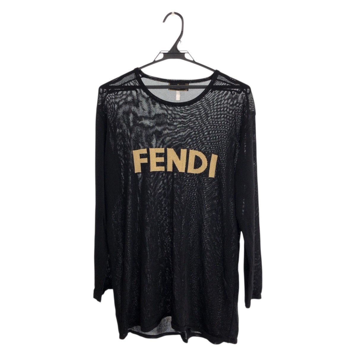 Fendi Fendi Fendi Polyester Long Sleeve T Shirt Textile T-Shirts DUTY FREE for USA Size ONE SIZE - 1 Thumbnail