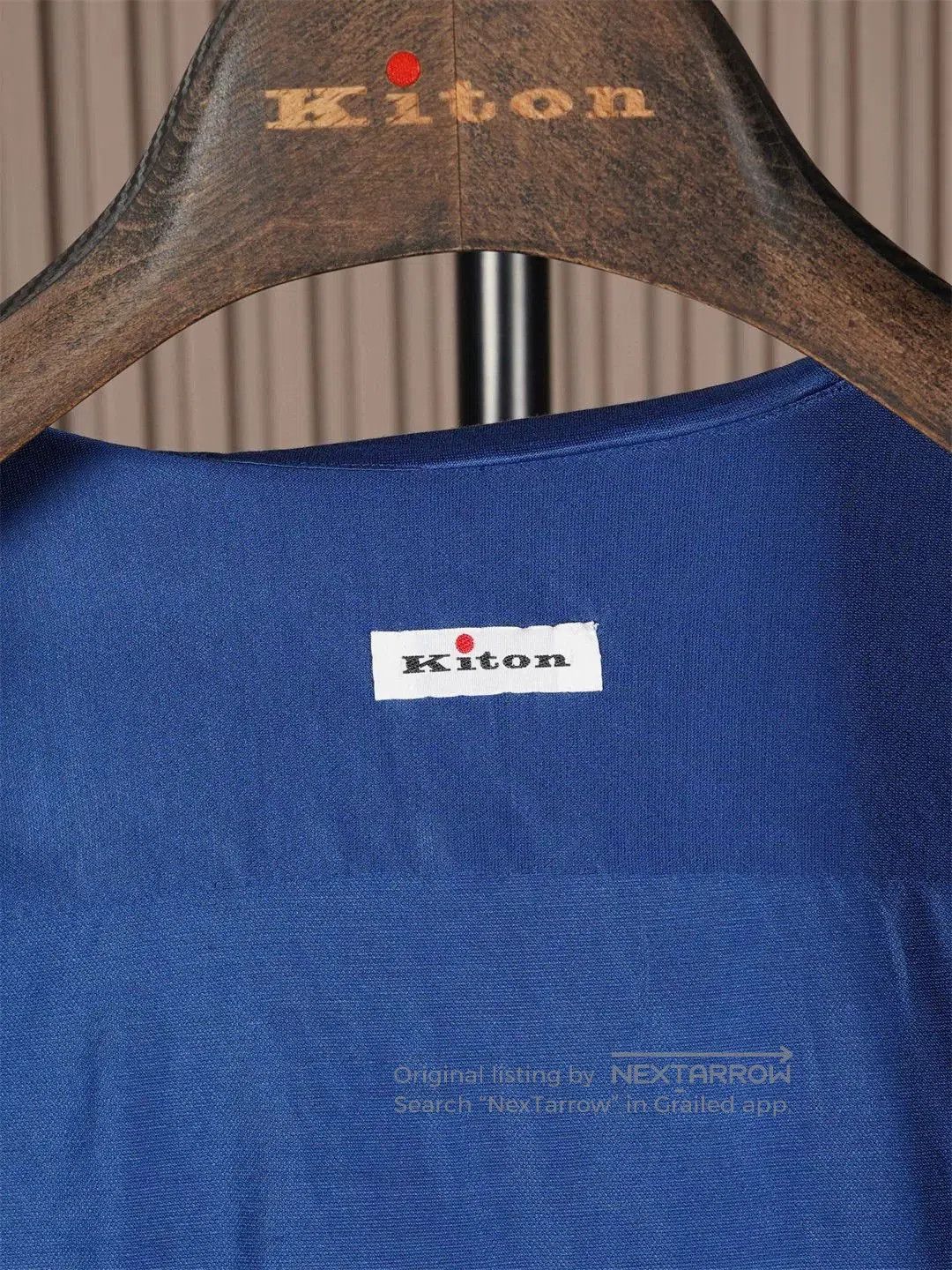 Kiton Kiton Blue Cotton Hooded Jacket. Size US S / EU 44-46 / 1 - 5 Thumbnail