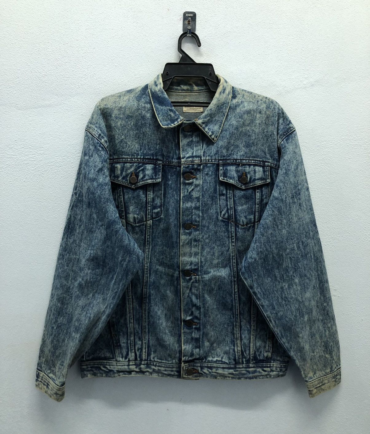 Vintage Vintage Sports Club Denim Jacket Size US L / EU 52-54 / 3 - 1 Thumbnail