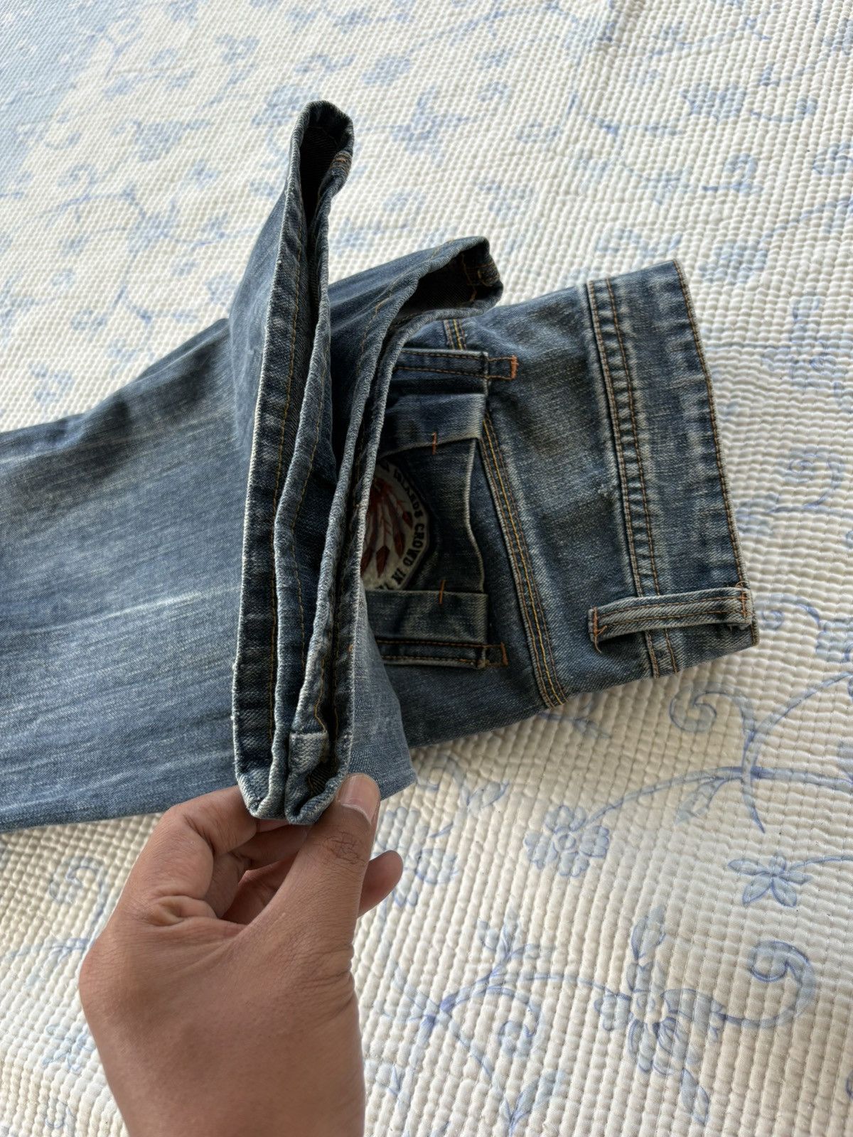Japanese Brand Japanese Genes Native American Embroidered Bootcut Y2K Jeans Size US 32 / EU 48 - 13 Thumbnail