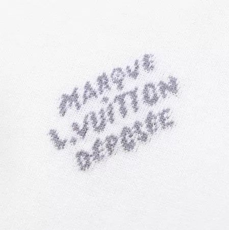 Louis Vuitton LV 25 Cuff Logo Print White Cotton Knit Crew SS M Size US M / EU 48-50 / 2 - 4 Thumbnail